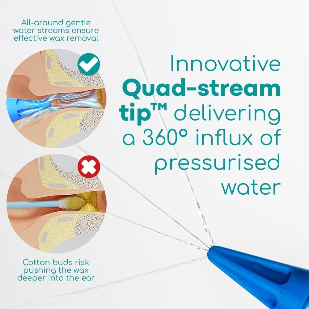 Jeringa de Bulbo para Oídos Medi Grade - 75 ml con Punta Cuádruple