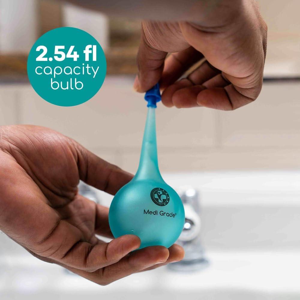 Jeringa de Bulbo para Oídos Medi Grade - 75 ml con Punta Cuádruple