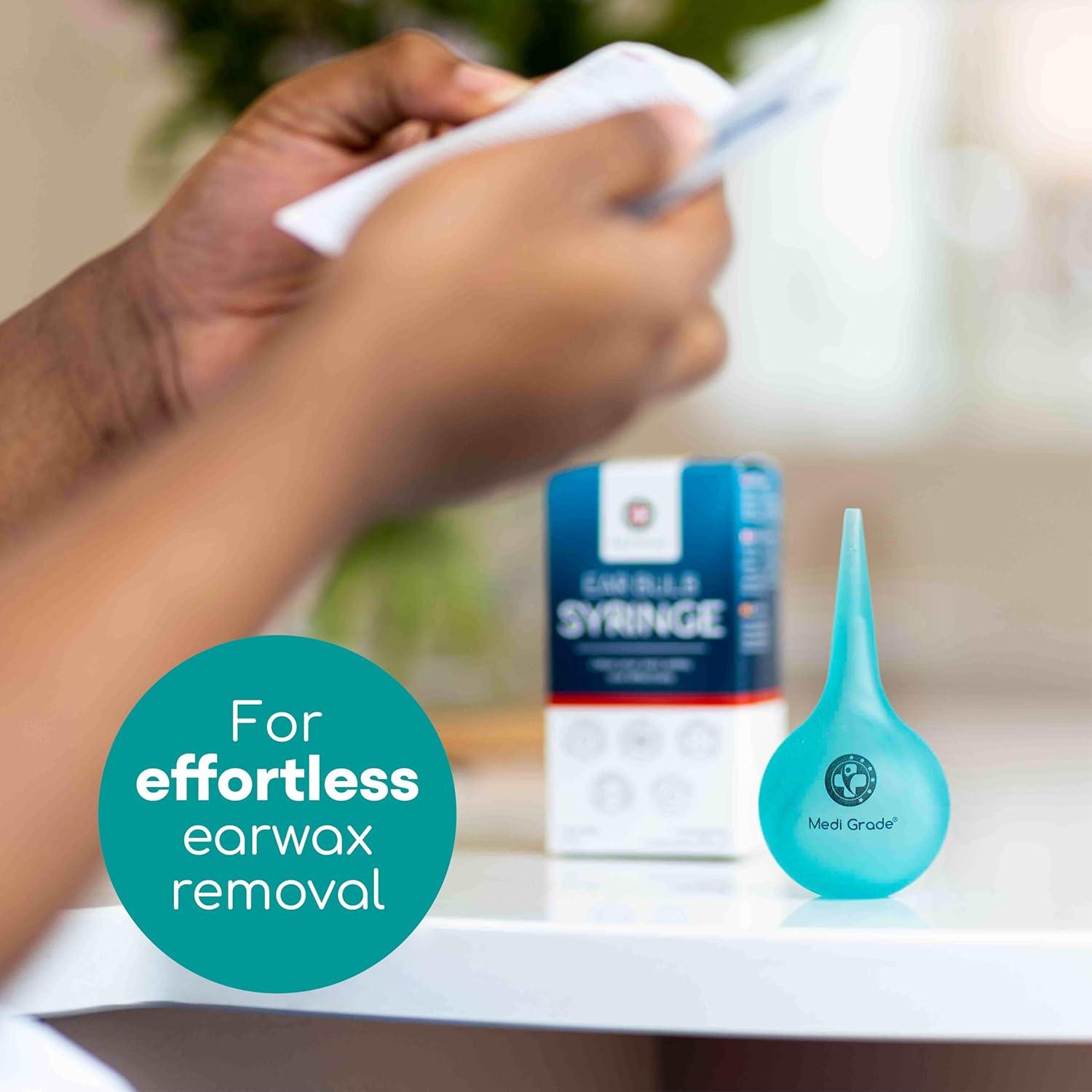 Jeringa de Bulbo para Oídos Medi Grade - 75 ml con Punta Cuádruple