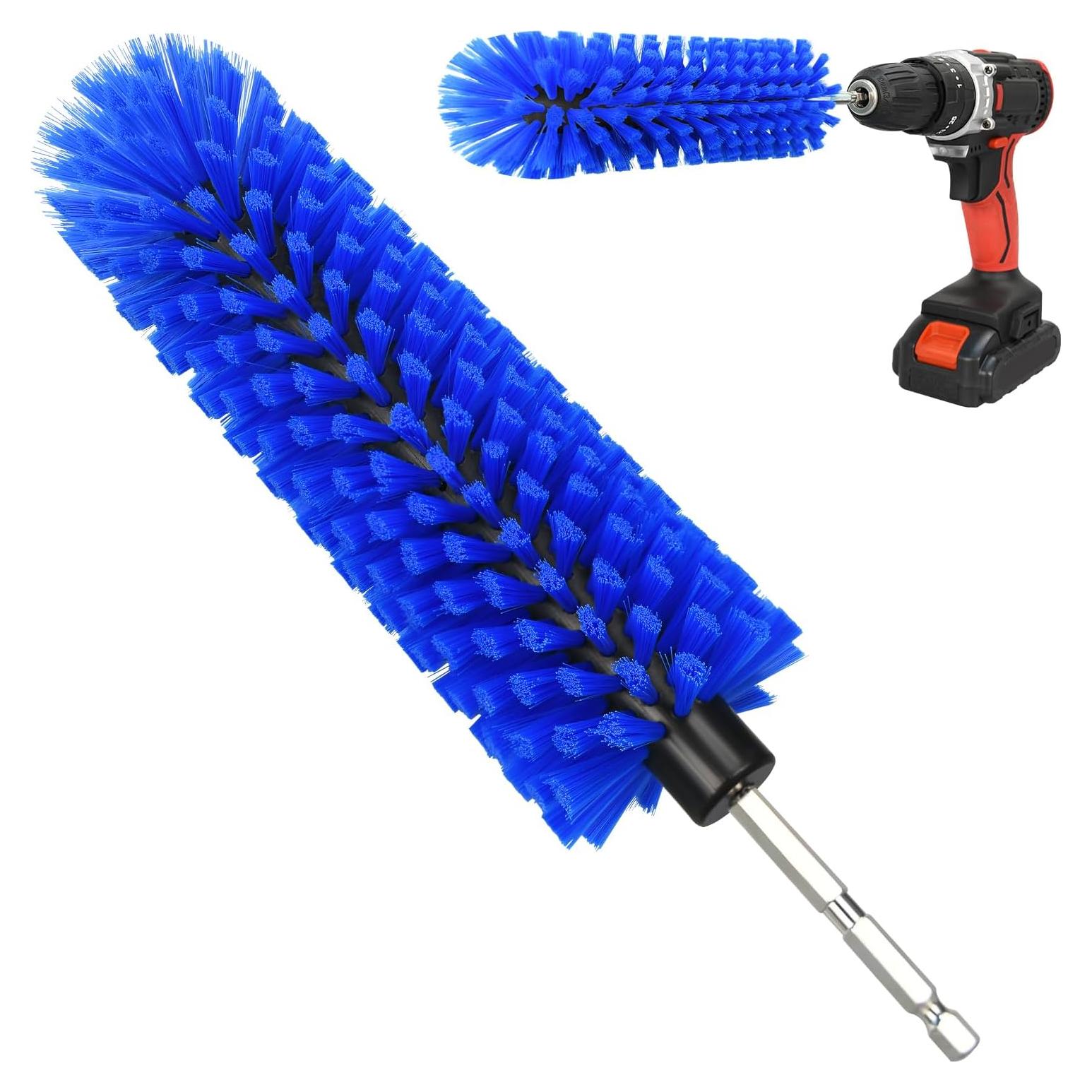 Cepillo de Taladro DkOvn para Ruedas y Botellas Azul