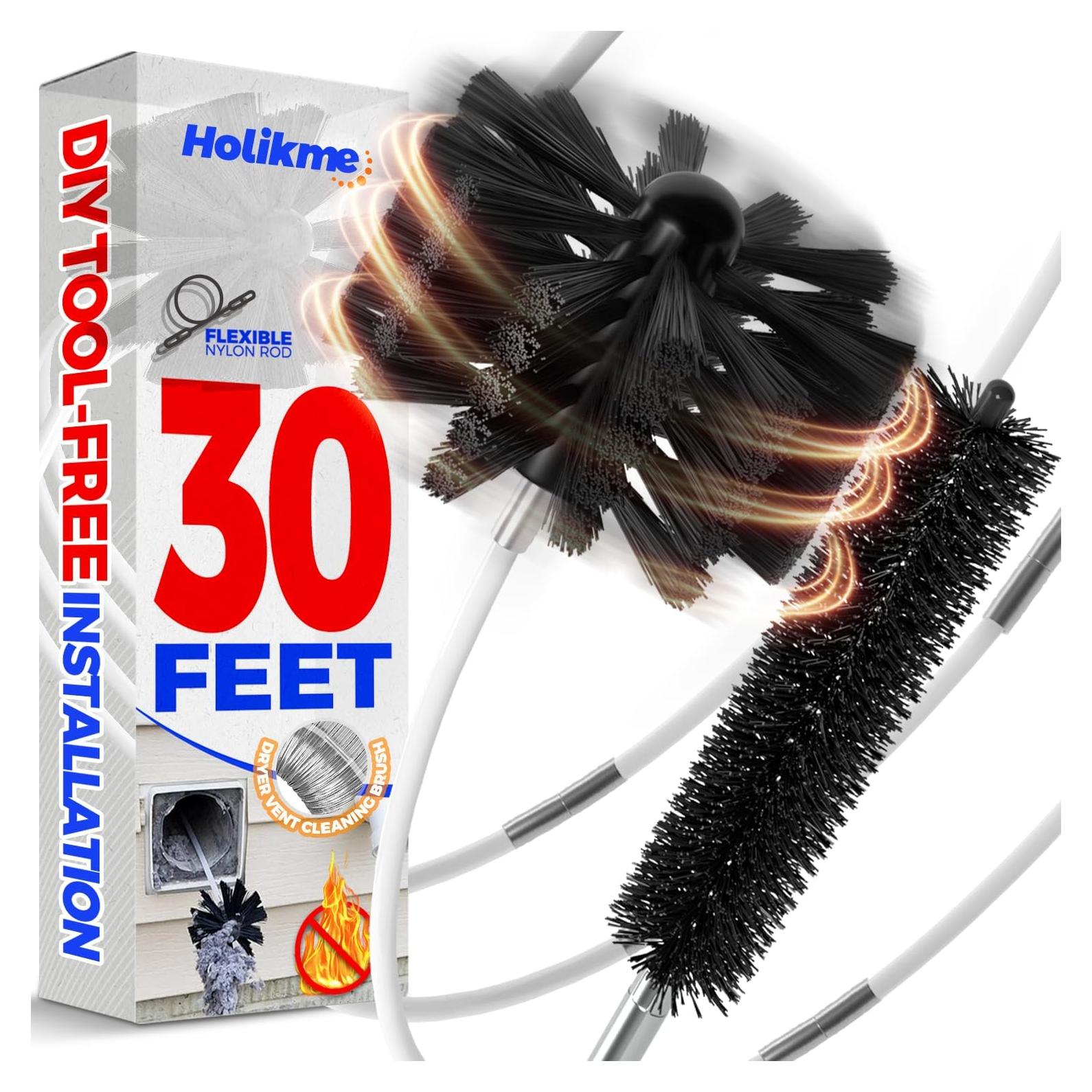 Kit de Limpieza de Ventilación de Secadora Holikme 9,14 m