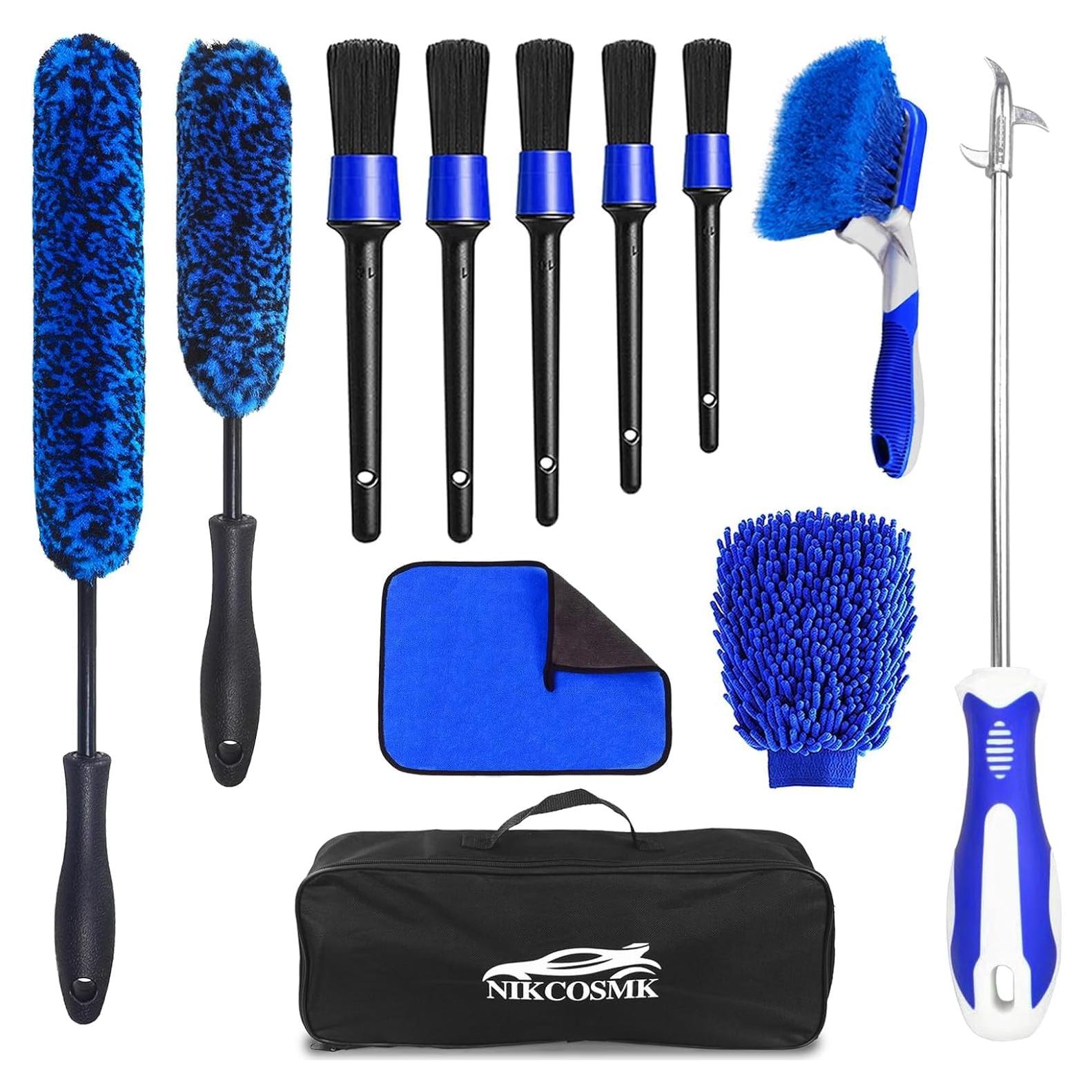 Kit de cepillos de limpieza de ruedas NIKCOSMK 12 piezas