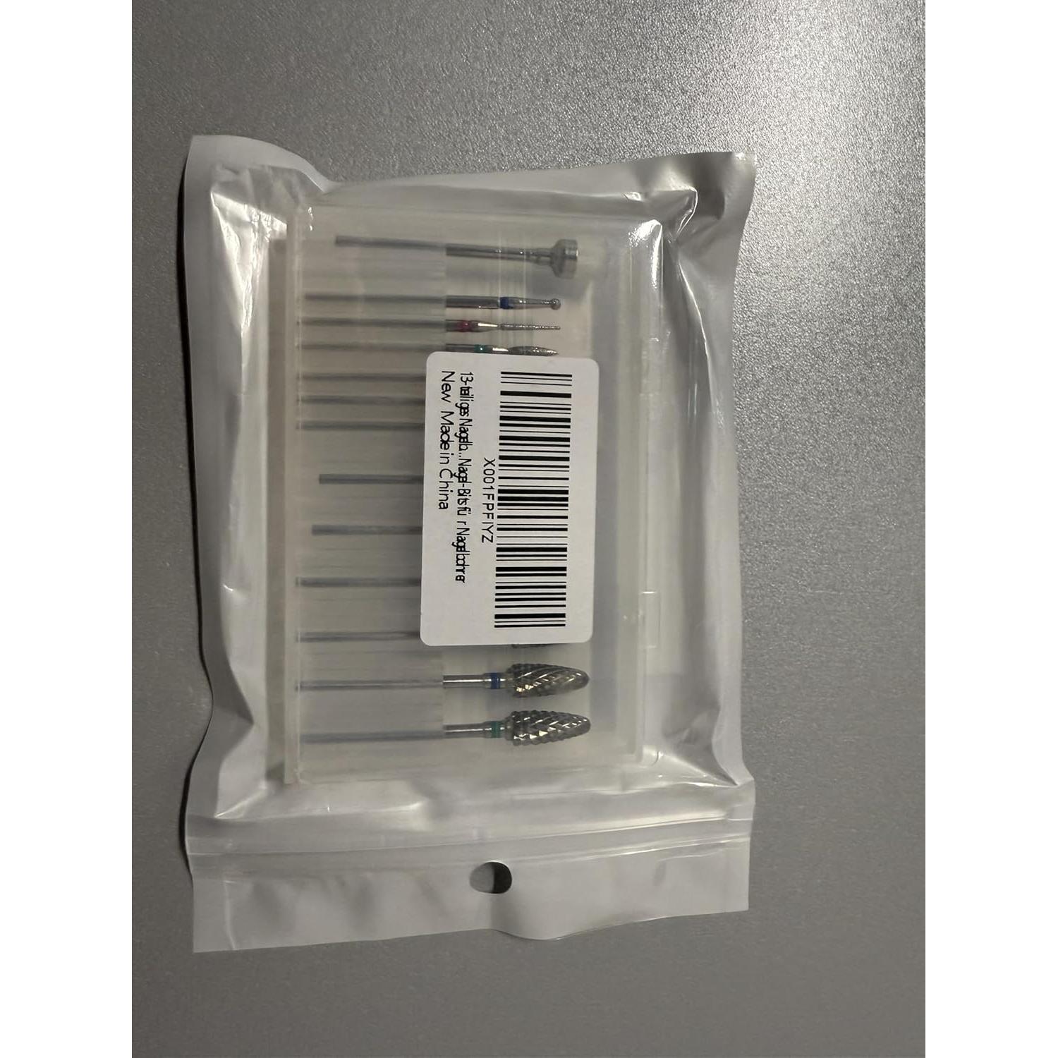 Set de 13 Brocas para Uñas Depvko - Carburo y Cerámica