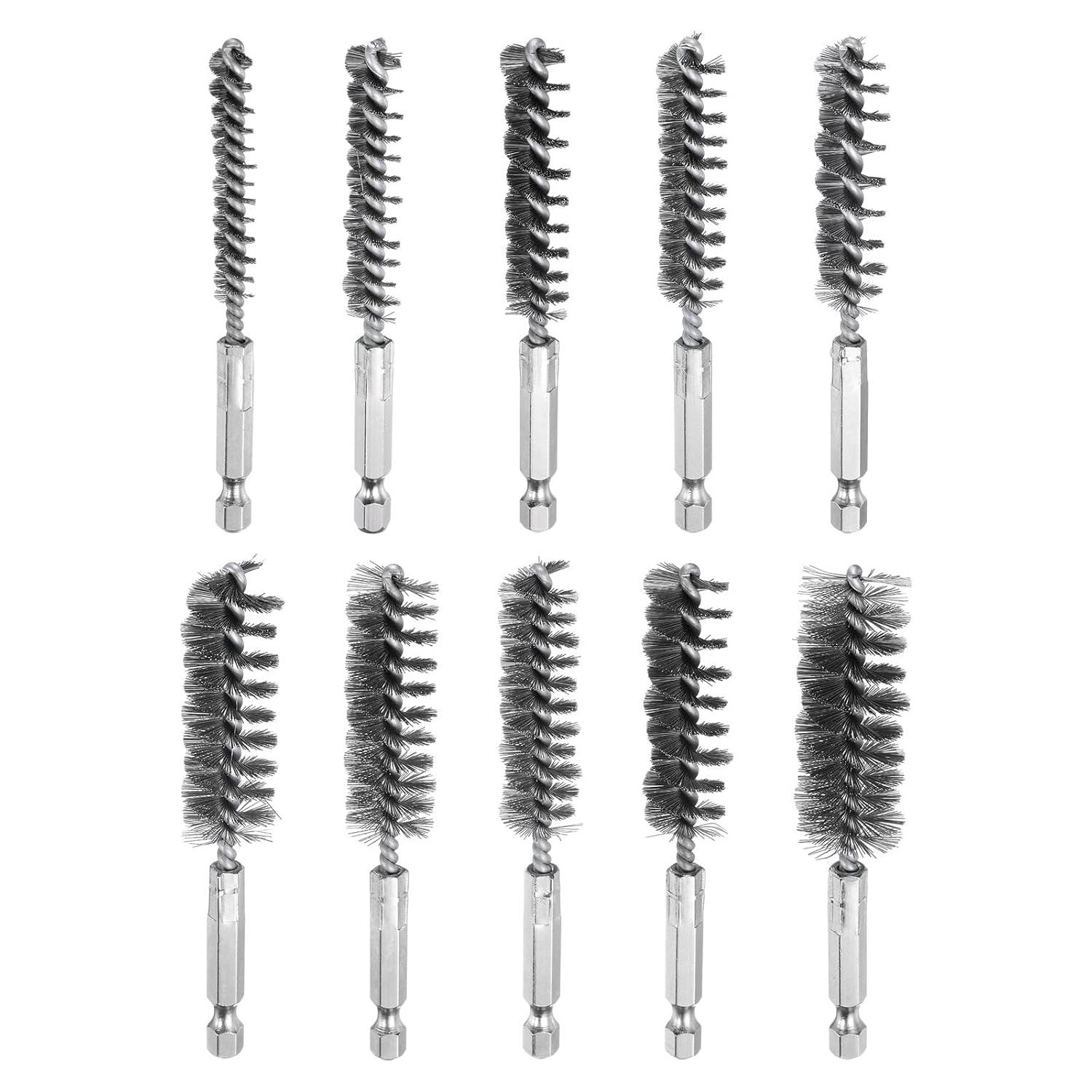 Set de Cepillos de Perforación HARFINGTON 10 Piezas Acero Inoxidable