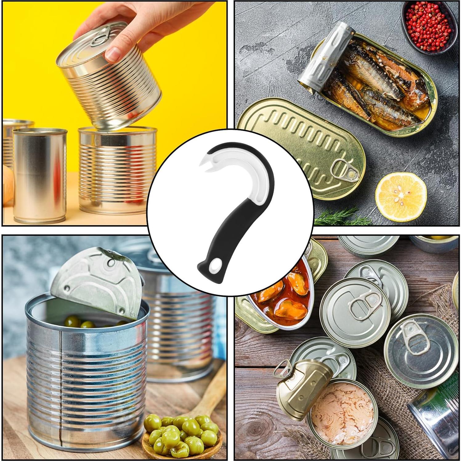 Abre Latas Ouligay 2 Pcs Fácil de Usar para Ancianos