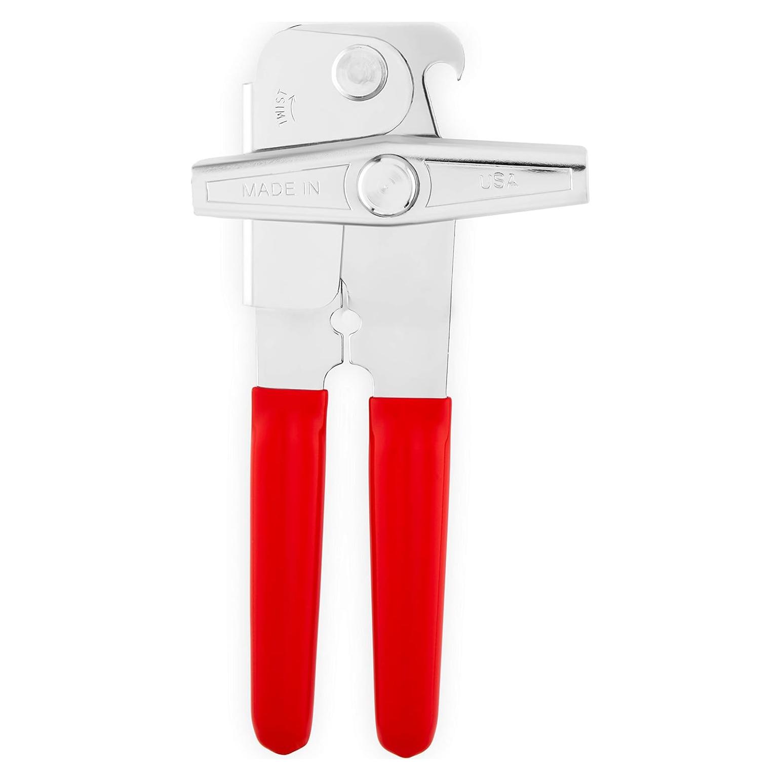 Abrelatas Deluxe EZ-DUZ-IT Rojo Acero 272g Manual