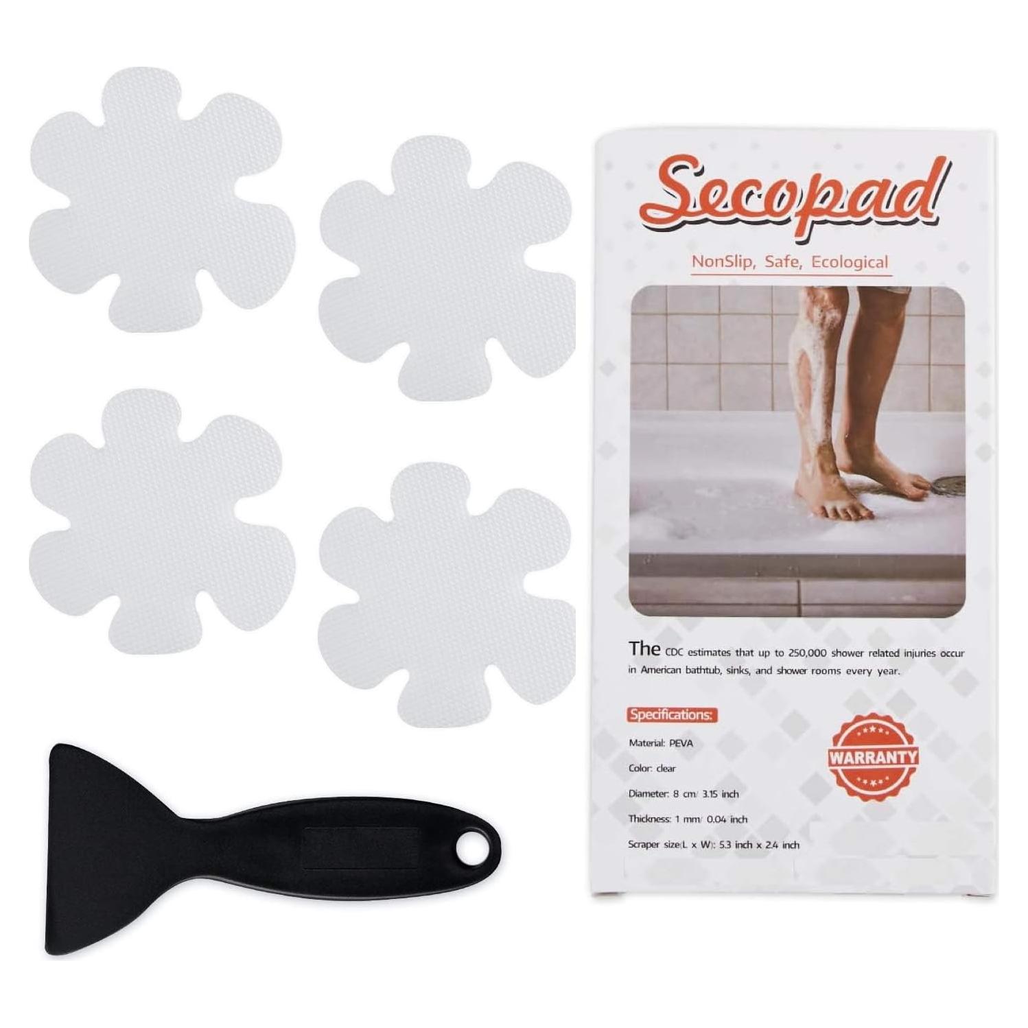 24 Calcomanías Antideslizantes Seocpad para Baño 8 cm