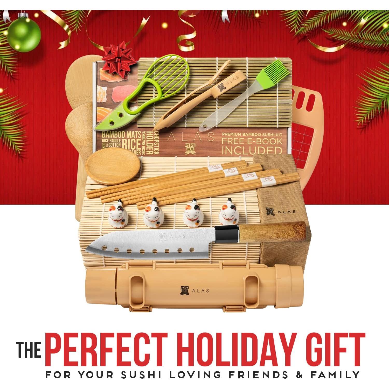 Juego Completo de Sushi 20 Piezas Alas - Kit para Hacer Sushi