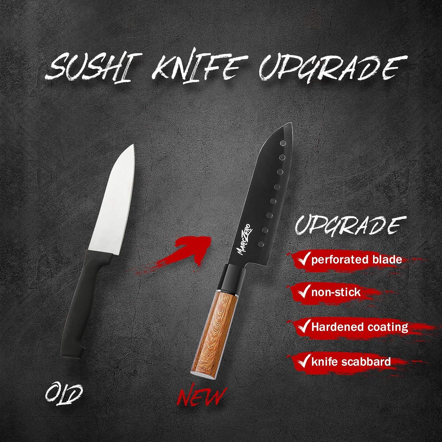 Kit de Sushi 22 en 1 MarcZero - Rodillo, Estera y Moldes