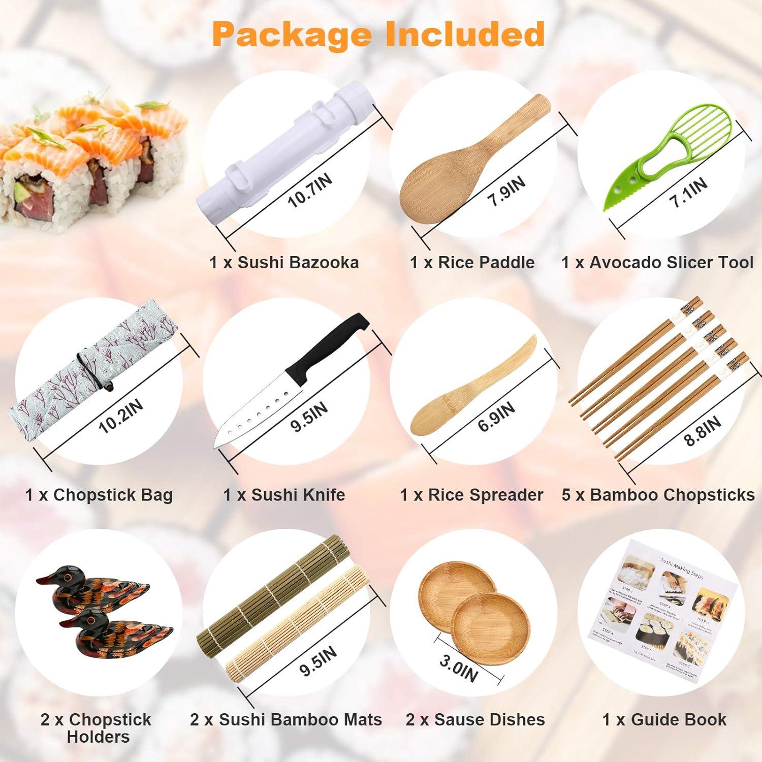 Kit de Hacer Sushi Luney - 18 Piezas, Completo y Fácil de Usar