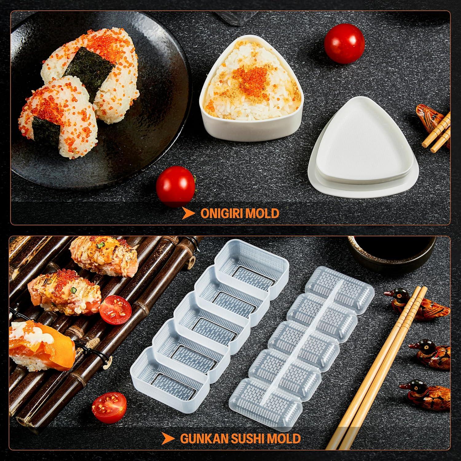 Kit de Hacer Sushi ISSEVE 25 en 1 con Bazooka y Moldes