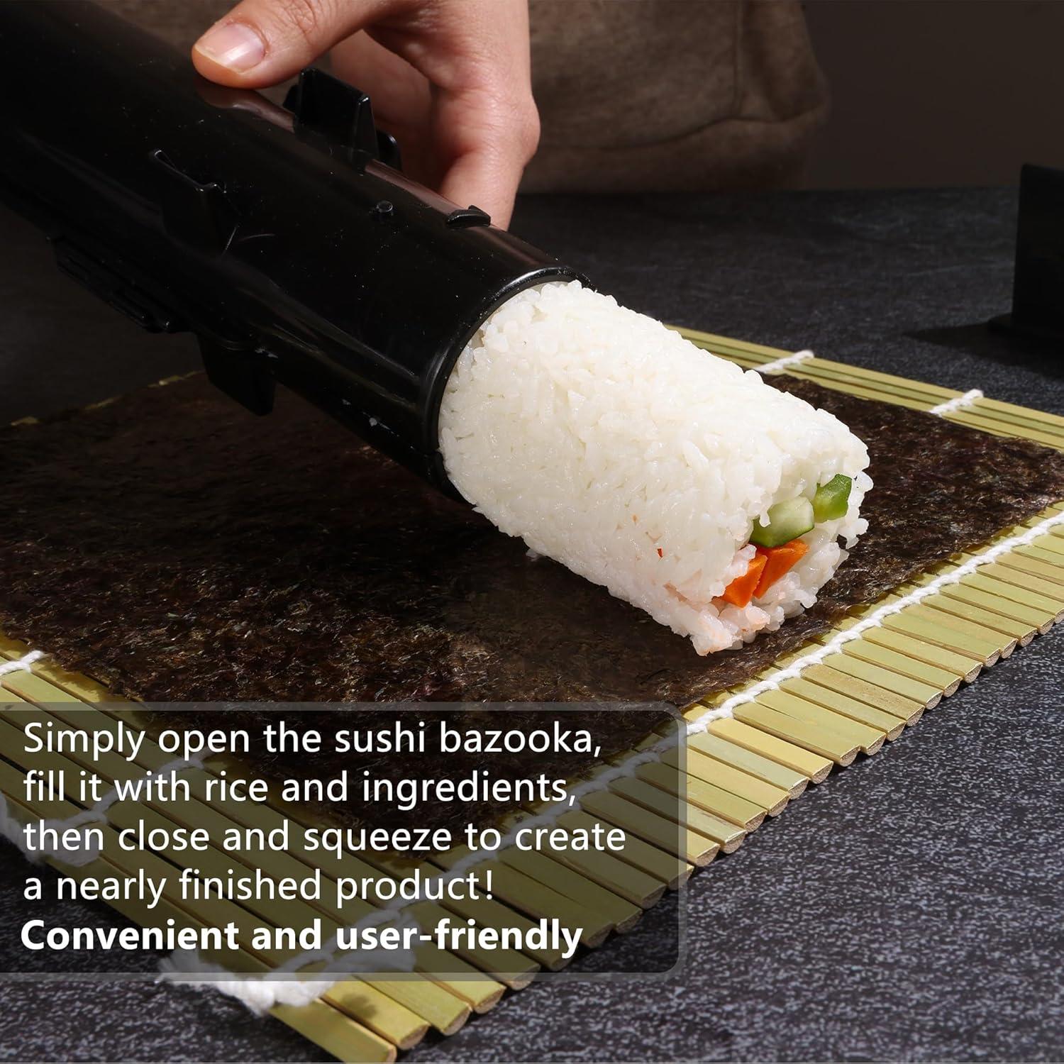 Kit de Hacer Sushi FUNGYAND 15 Piezas con Bazooka y Esteras