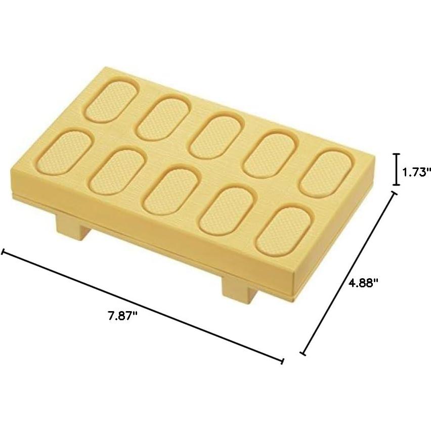 Molde de Sushi Akebono Sangyo CH-2011 20x12.2 cm Hecho en Japón