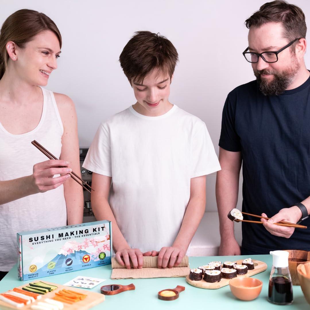 Kit de Sushi HEKAMOVE 10 Piezas Ecológico para Principiantes