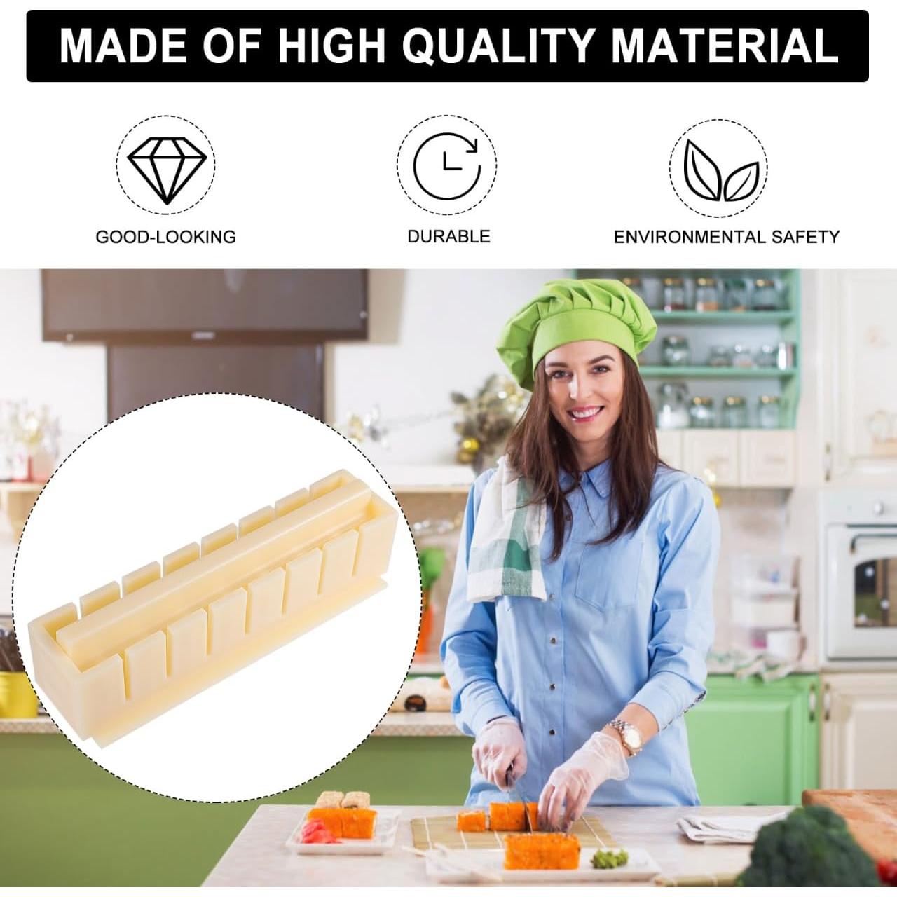 Kit de Hacer Sushi DOITOOL con Prensa y Rodillo 20x6x5cm