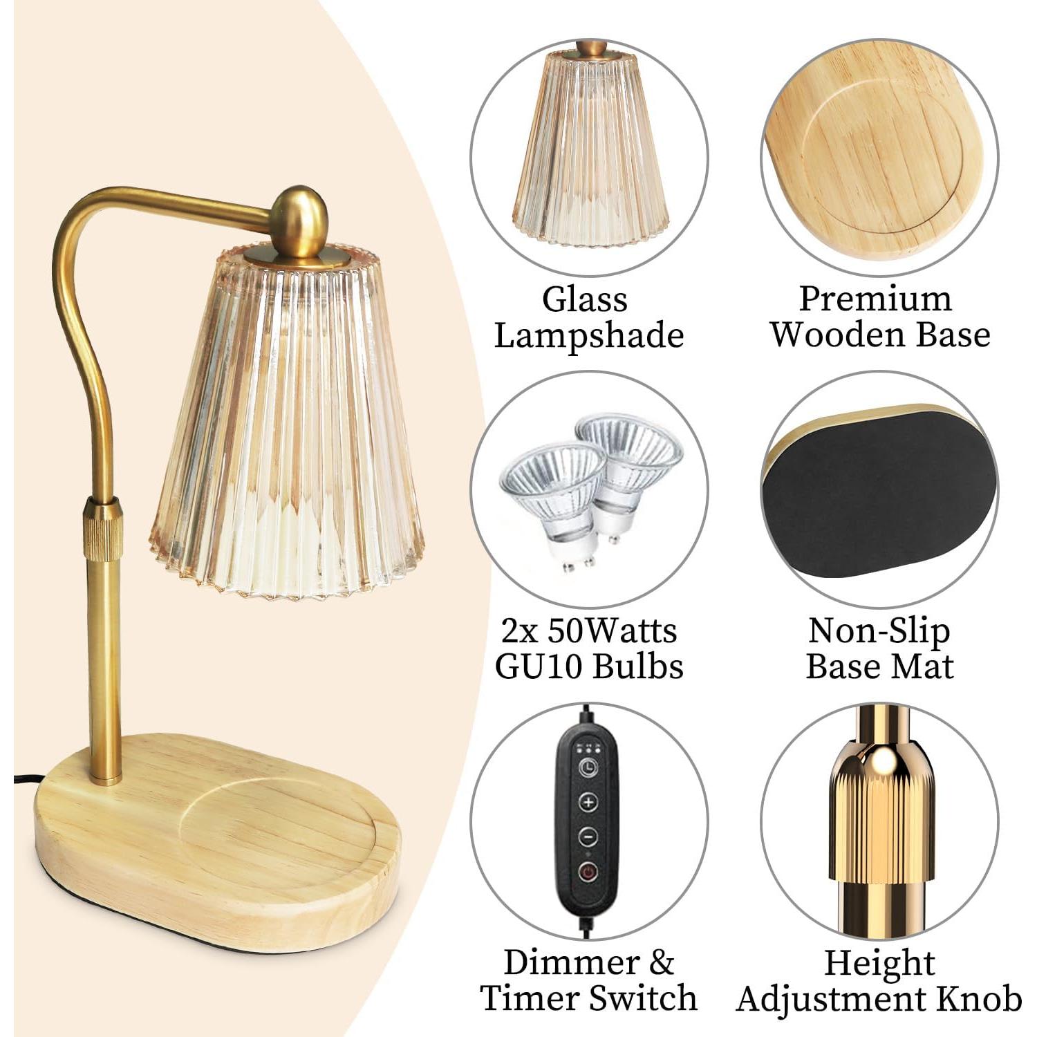 Lámpara Calentadora de Velas Seenlast con Temporizador 50W