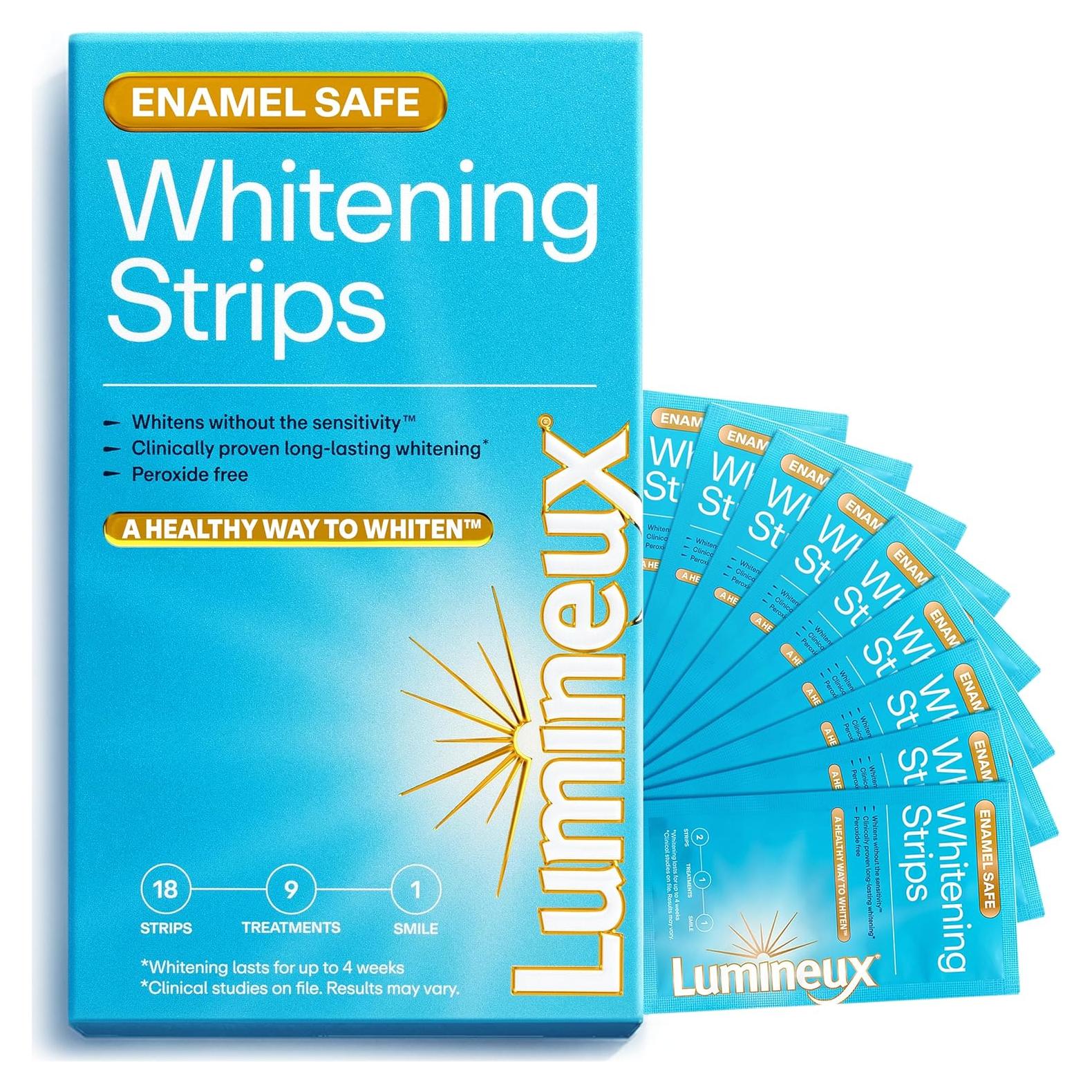 Tiras Blanqueadoras Lumineux 9 Tratamientos Sin Peróxido