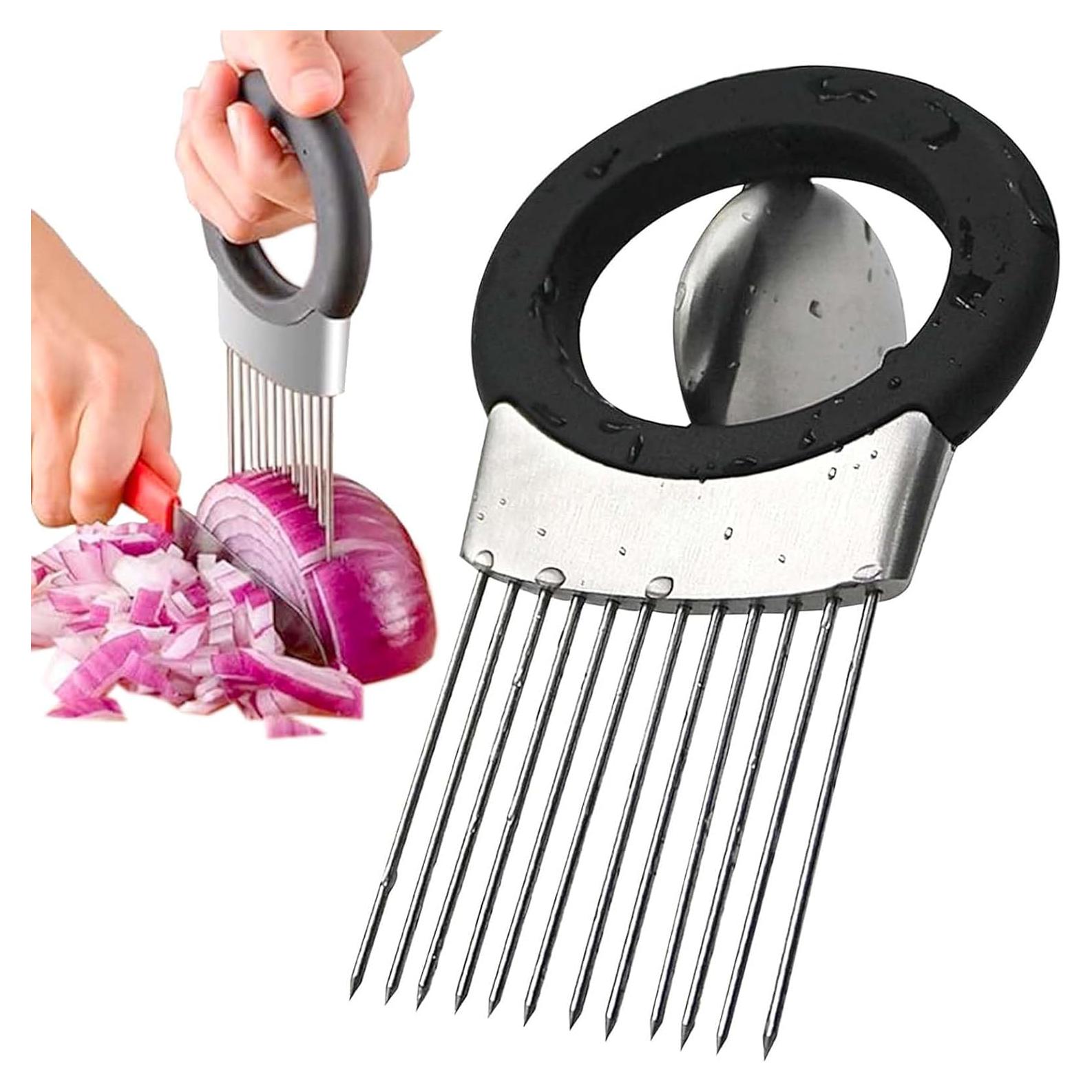 Cortador de Cebolla JAYVAR Acero Inoxidable 12.7x7.6cm