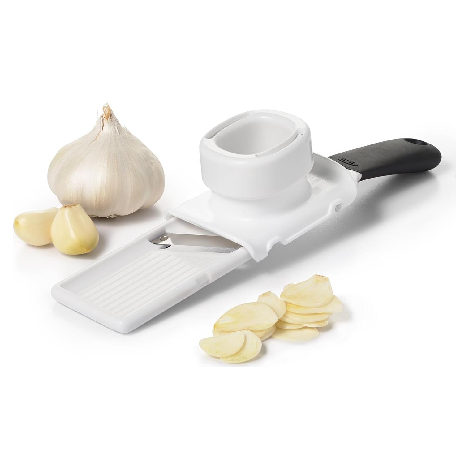 Cortador de Ajo OXO Good Grips Acero Inoxidable Blanco