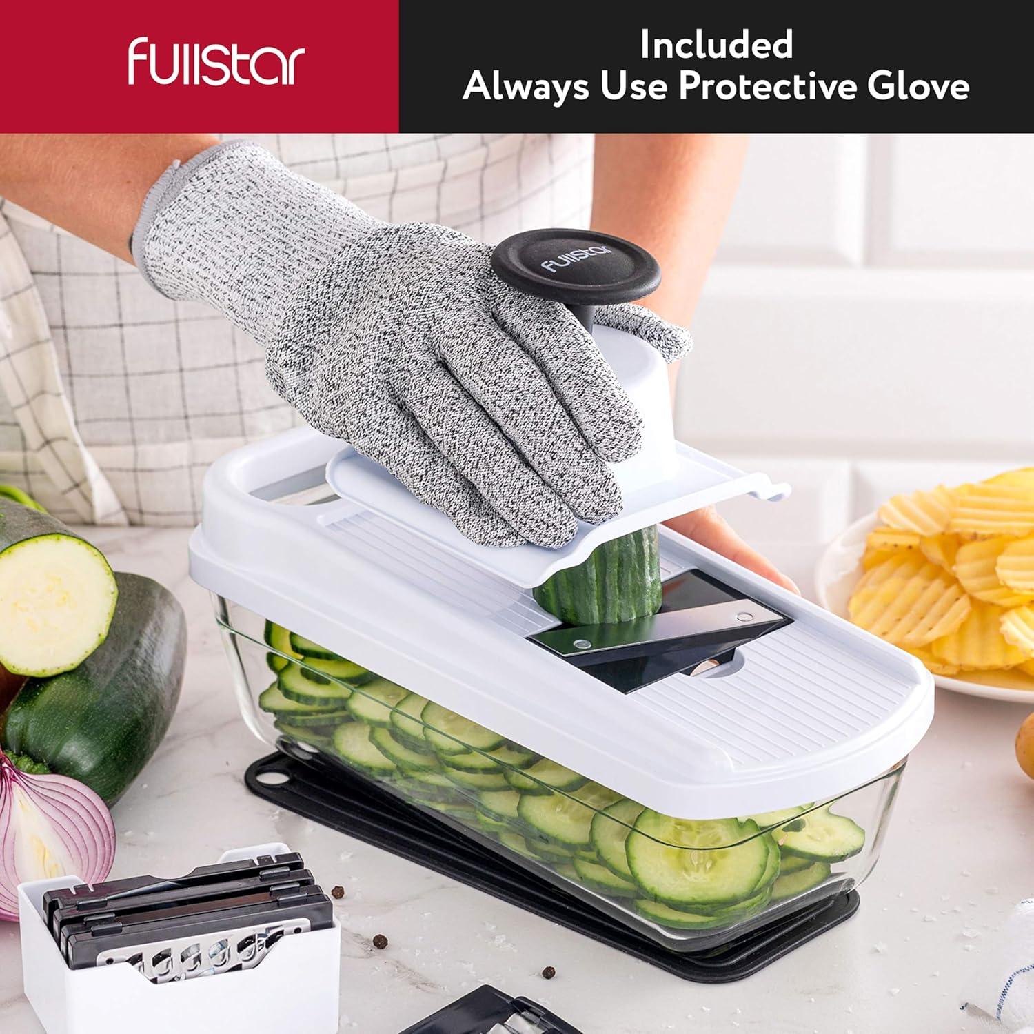 Cortador Mandolina 7 en 1 Fullstar Blanco Acero Inoxidable