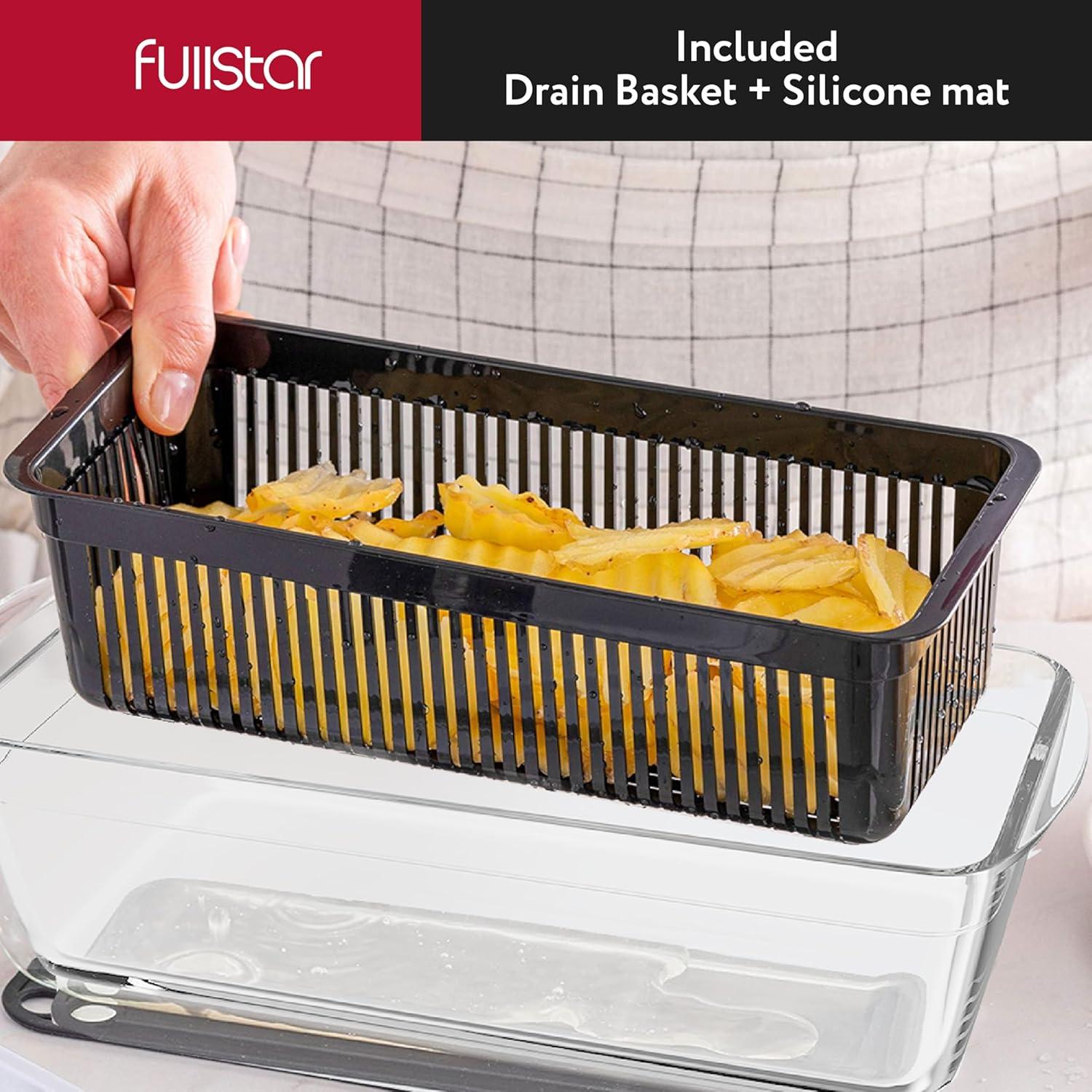 Cortador Mandolina 7 en 1 Fullstar Blanco Acero Inoxidable