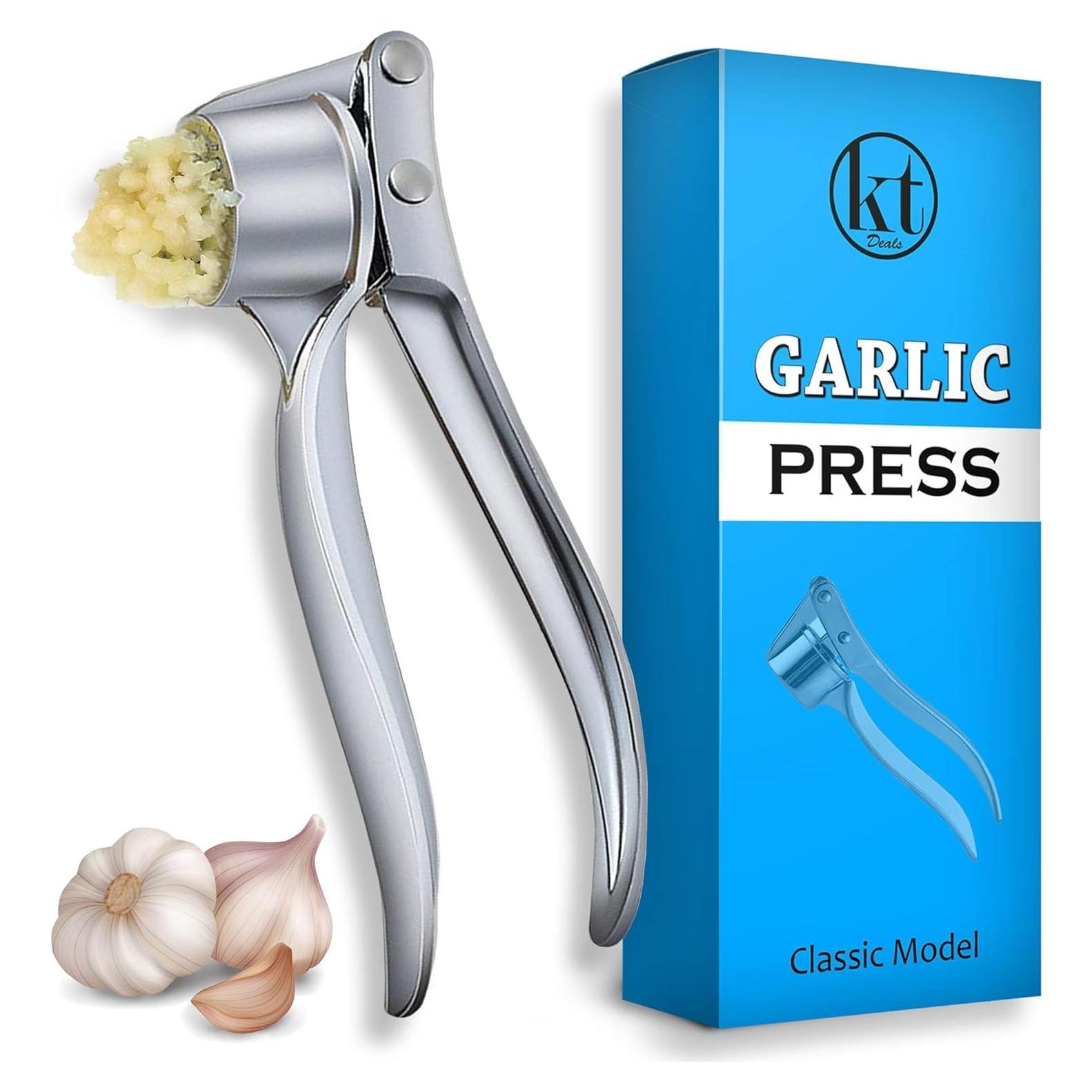 Prensa de Ajo KT Deals Metal Zinc Antioxidante 150g
