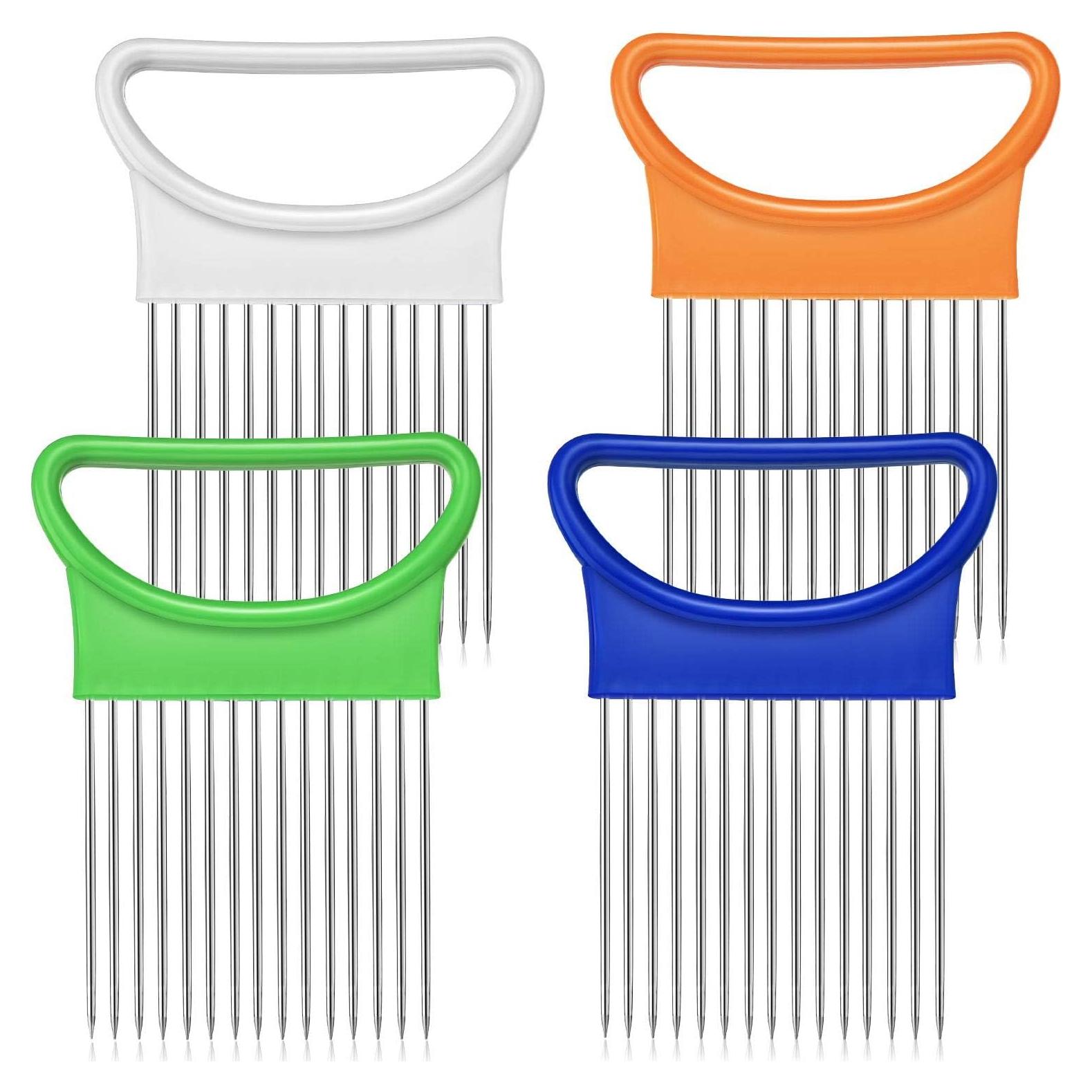 4 Sostenedores de Cebolla Boao Acero Inoxidable 11x7.5cm