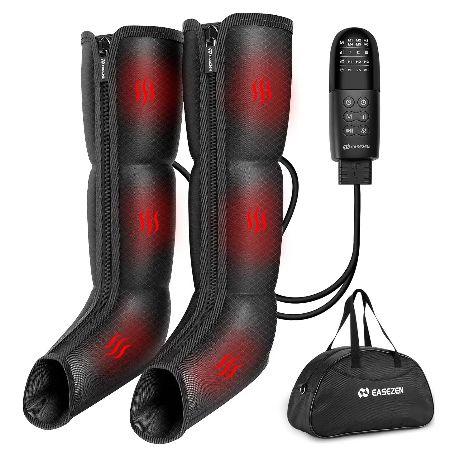Masajeador de Compresión para Piernas EaseZen con Calor