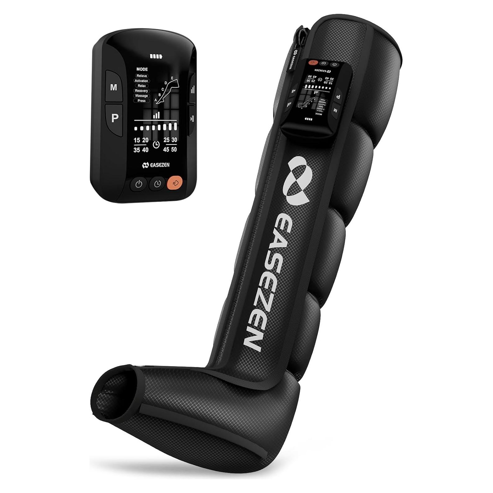 Masajeador de Piernas Inalámbrico EaseZen 5 Cámaras Alivio Dolor