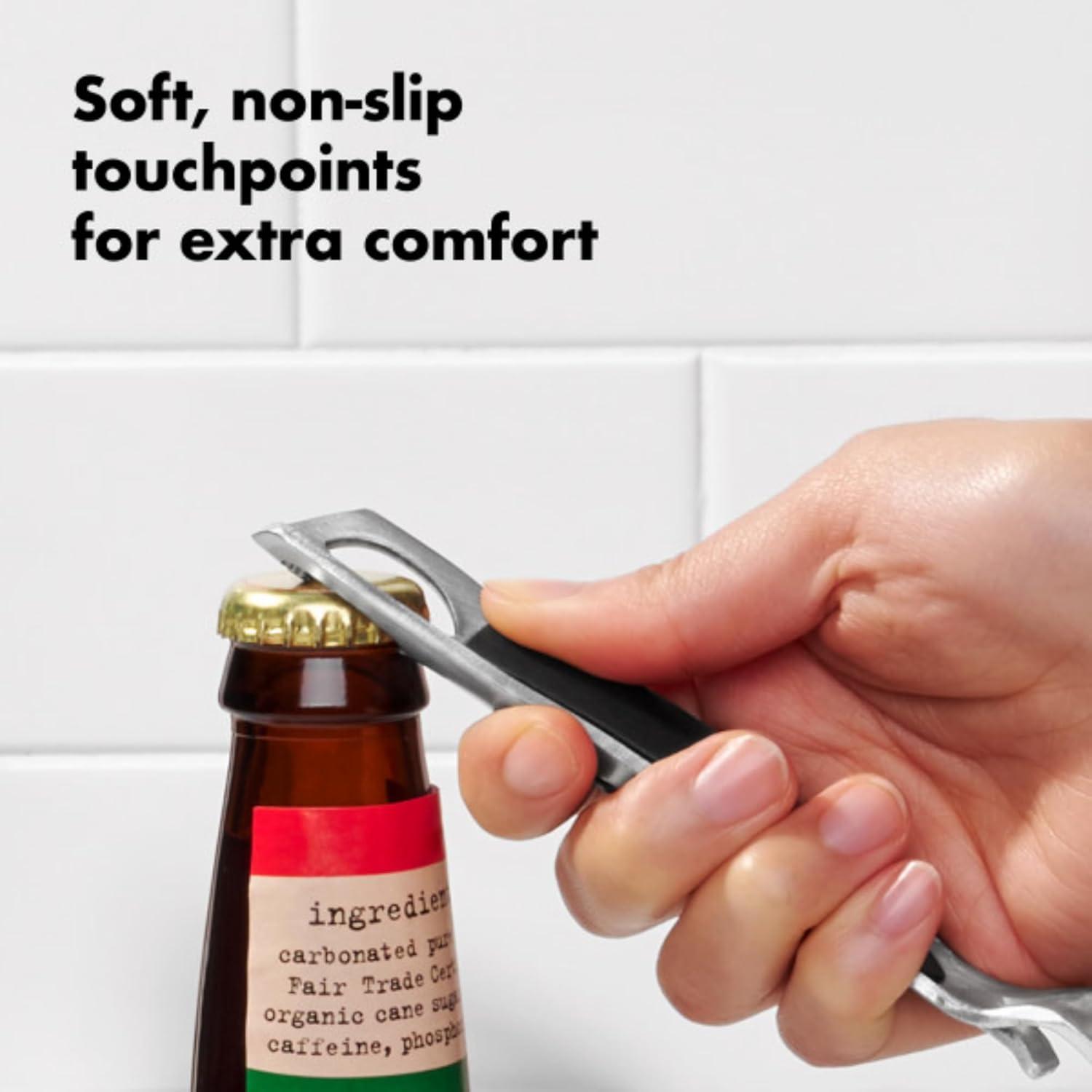 Abrebotellas OXO de Acero Inoxidable 15,24 cm Doble Cara