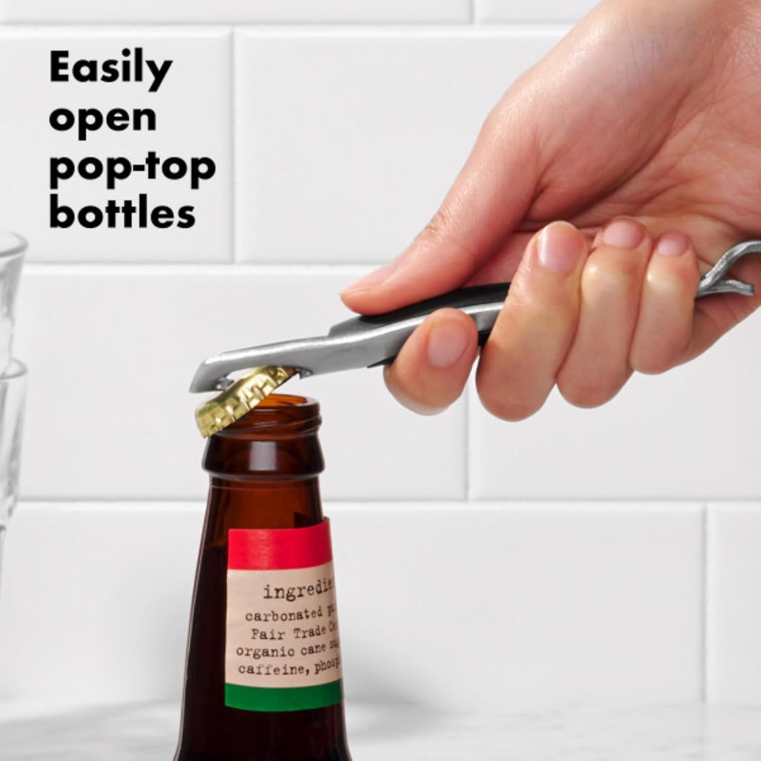 Abrebotellas OXO de Acero Inoxidable 15,24 cm Doble Cara