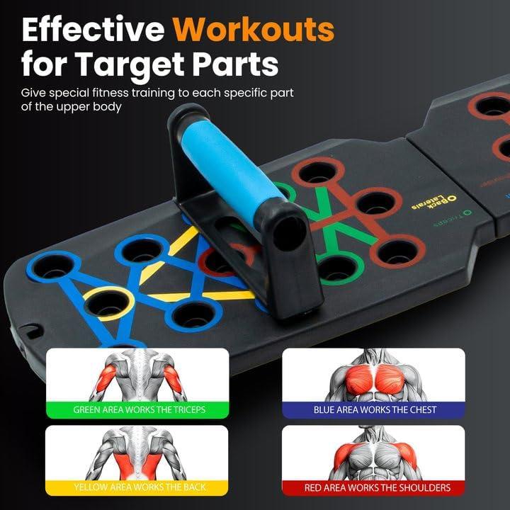 Tabla de Flexiones Welsteepse Portátil para Entrenamiento Completo