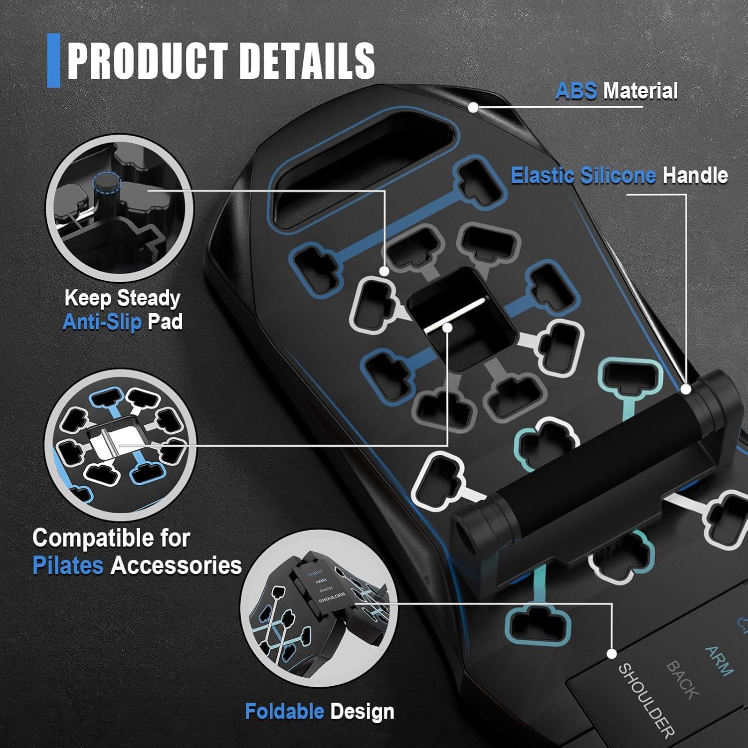 Tabla de Flexiones Mavilon con Mangos Ergonómicos - Negro