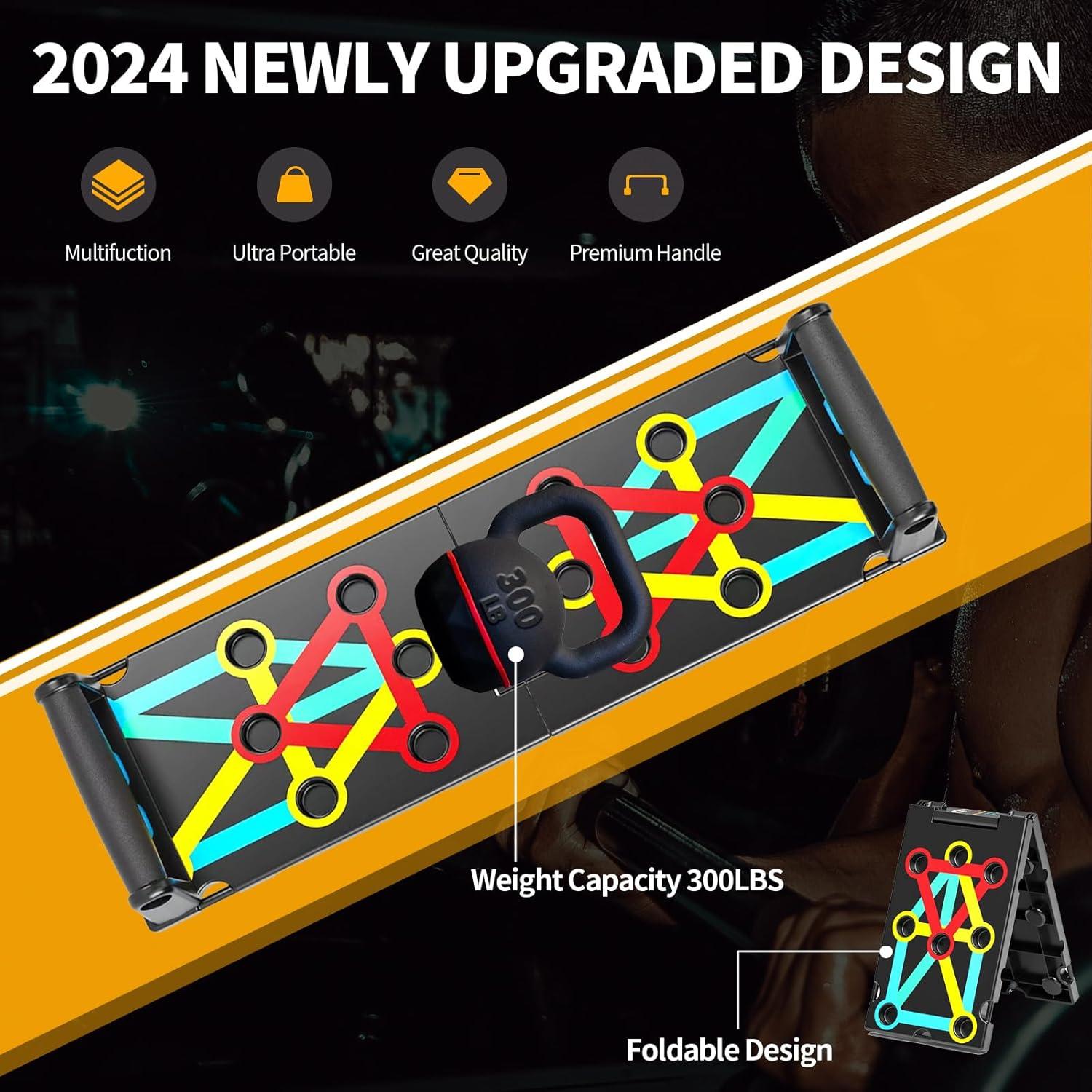 Tabla de Flexiones Upreign Plegable 4 Zonas Color 30x14 cm