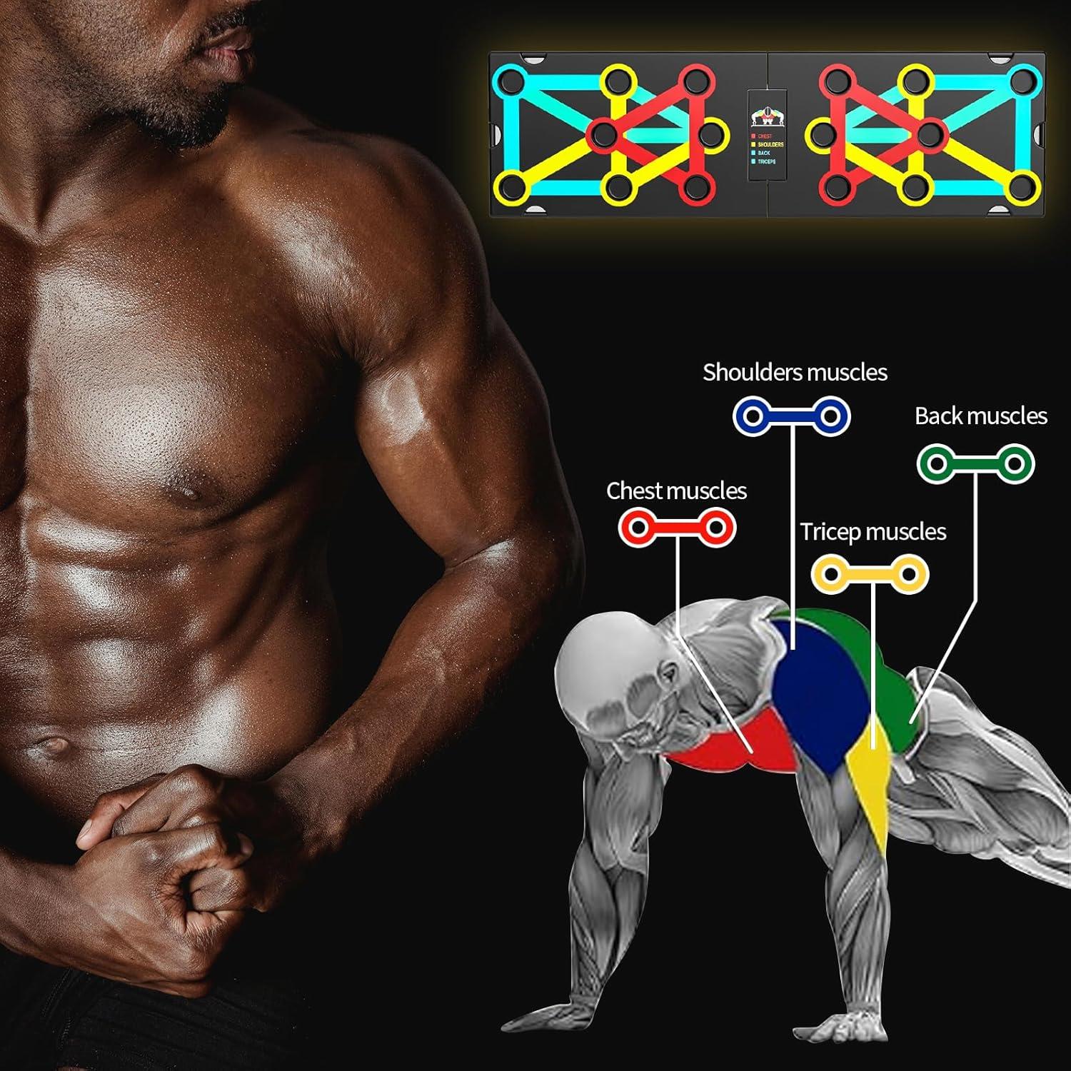 Tabla de Flexiones Upreign Plegable 4 Zonas Color 30x14 cm