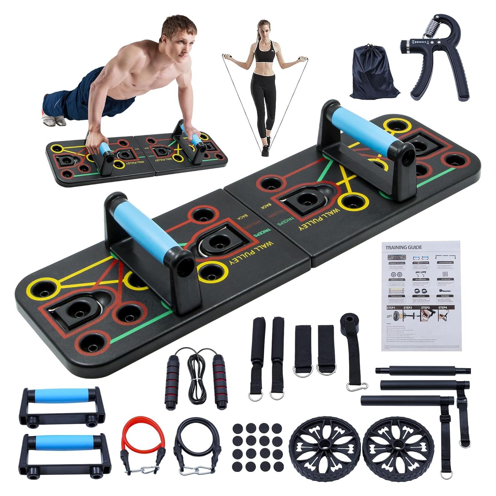 Set de Fitness Portátil 20 en 1 Welsteepse - Gimnasio en Casa