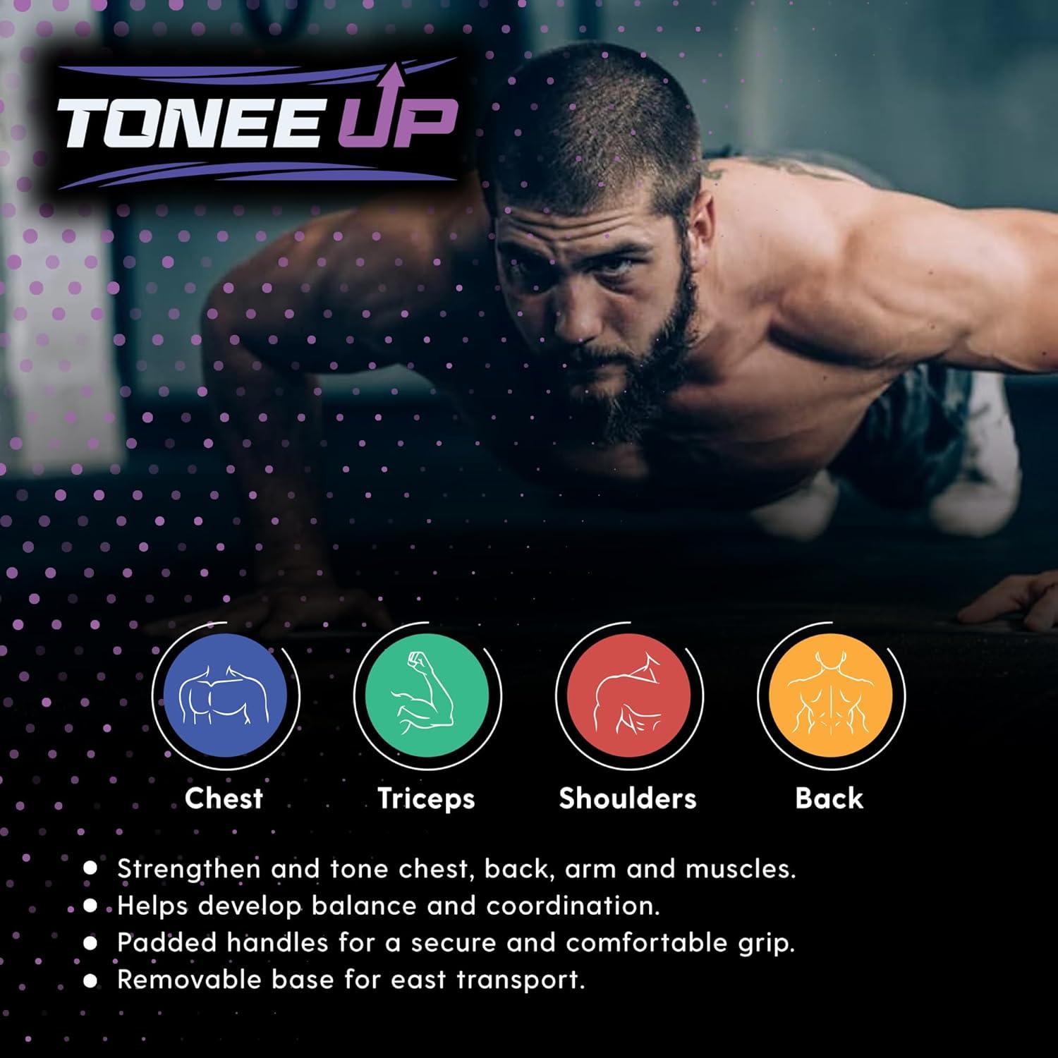 Tabla de Flexiones 9-en-1 TONEE UP para Entrenamiento en Casa