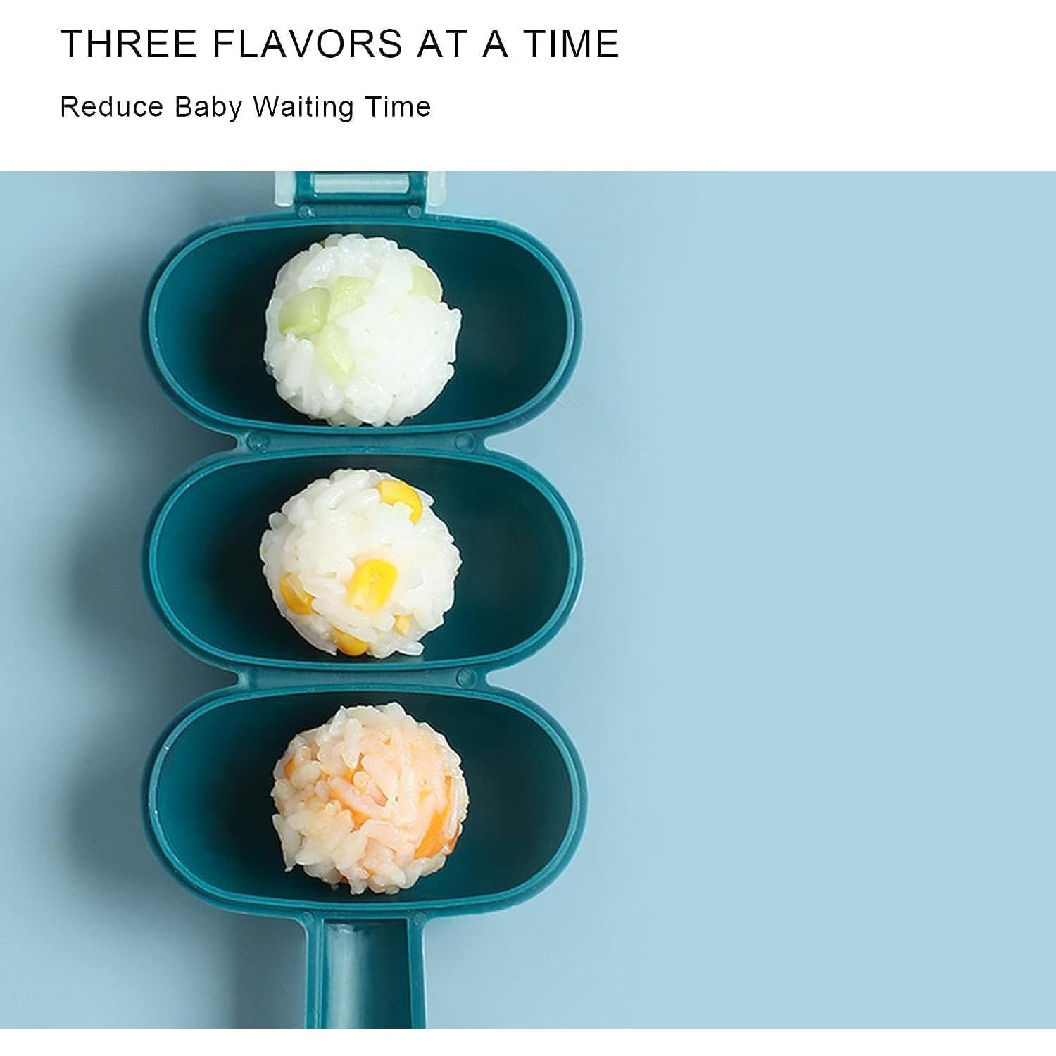 Fabricante de Bolas de Arroz Junfamilee Azul - Molde para Sushi