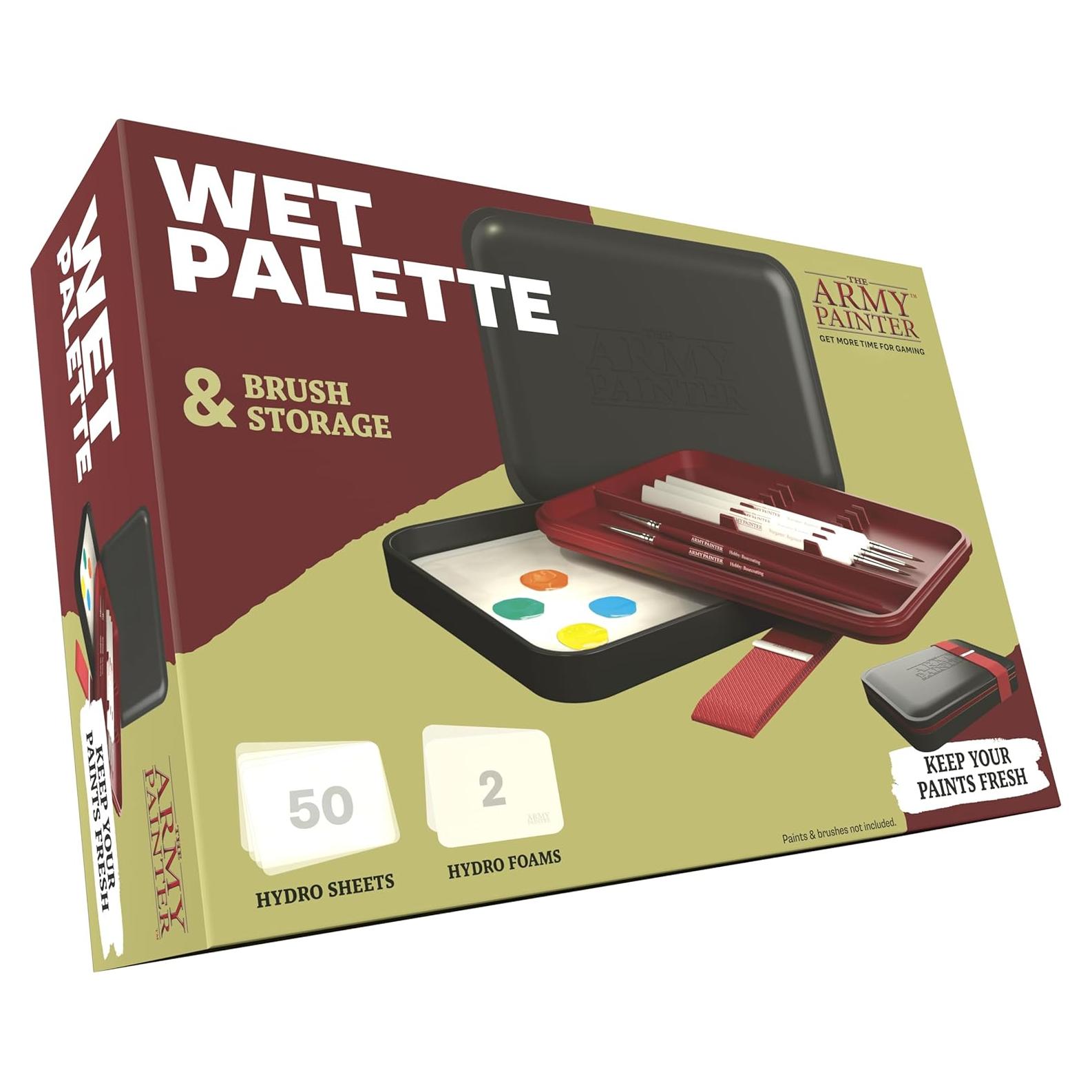 Paleta Húmeda The Army Painter 50 Hojas y 2 Esponjas