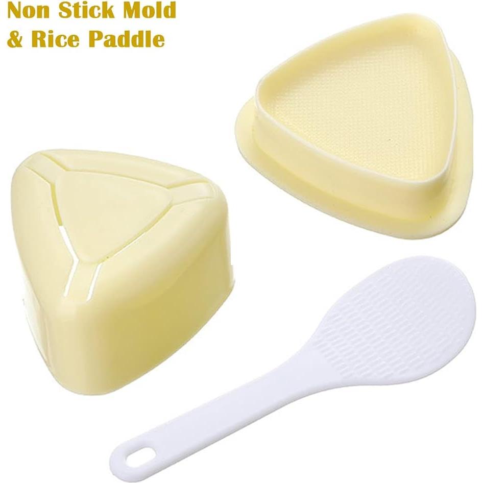 Molde de Sushi DIMVKA 2 Paquete Antiadherente Triangular