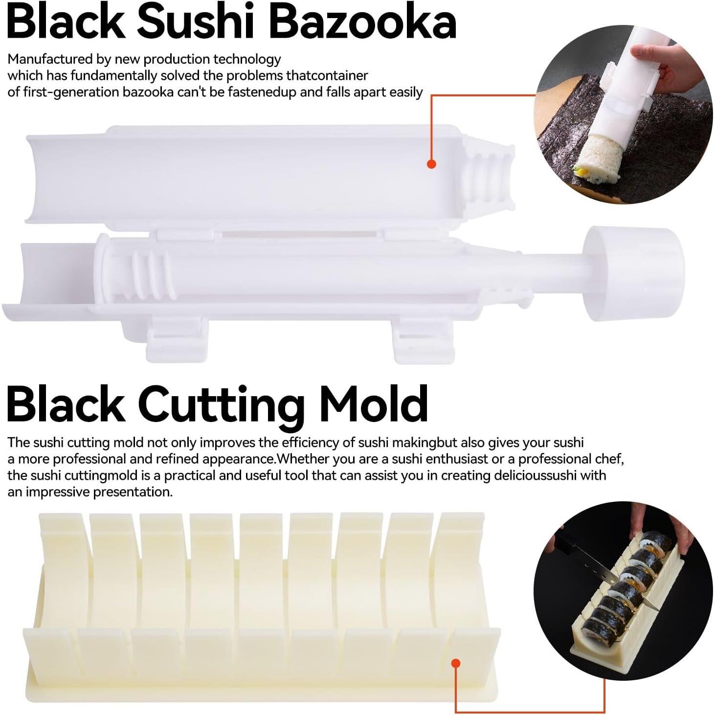 Kit de Hacer Sushi IELEK con 15 Piezas y Guía Completa