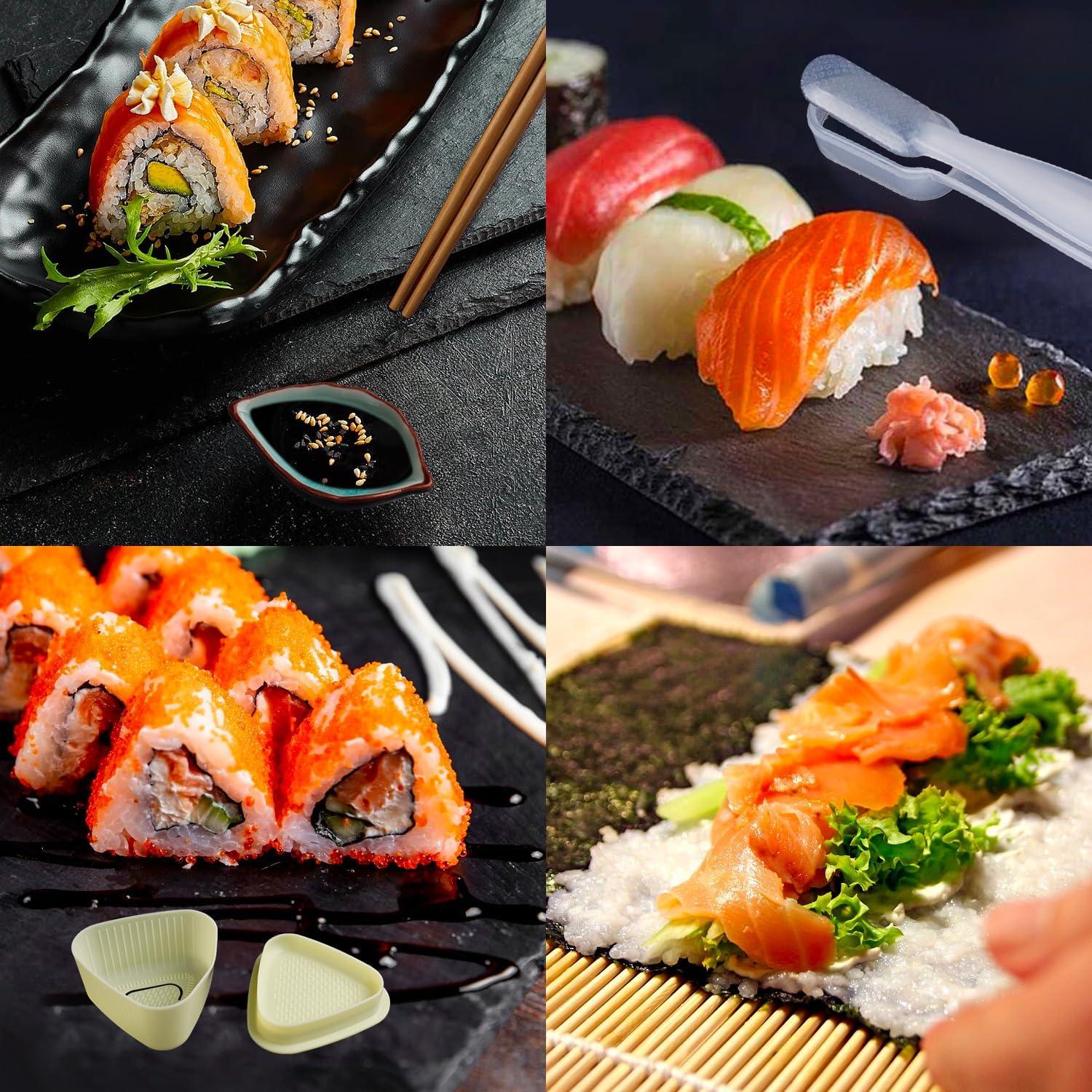 Kit de Hacer Sushi IELEK con 15 Piezas y Guía Completa