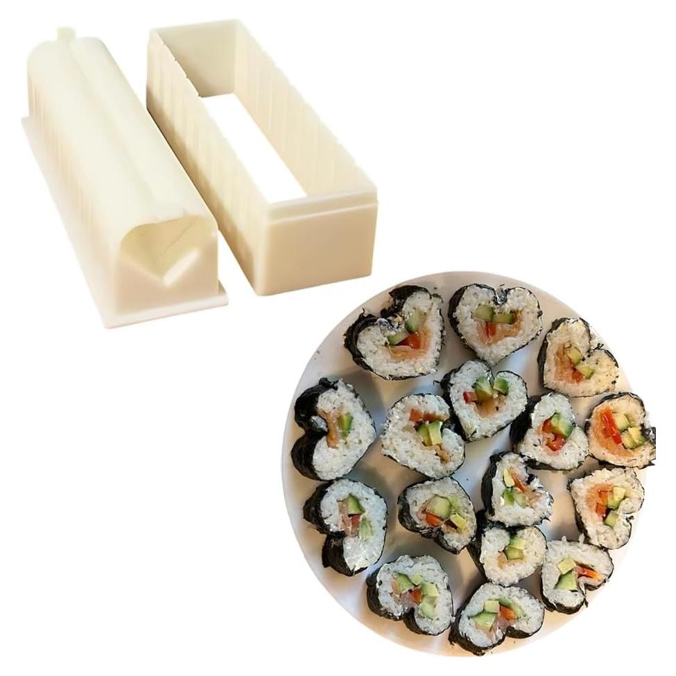 Kit de Molde para Sushi en Forma de Corazón Sheriffdrink