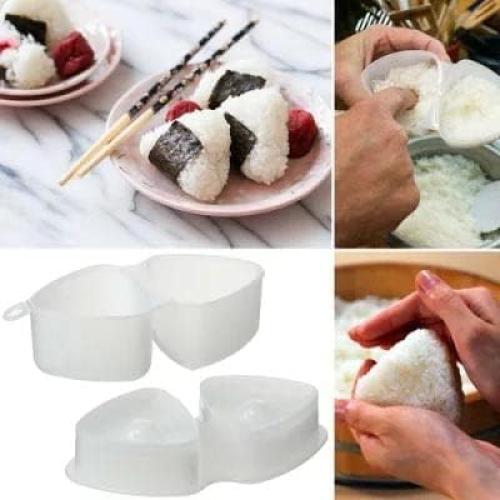 Molde de Sushi JapanBargain 1761 Triangular Antiadherente 16.1cm