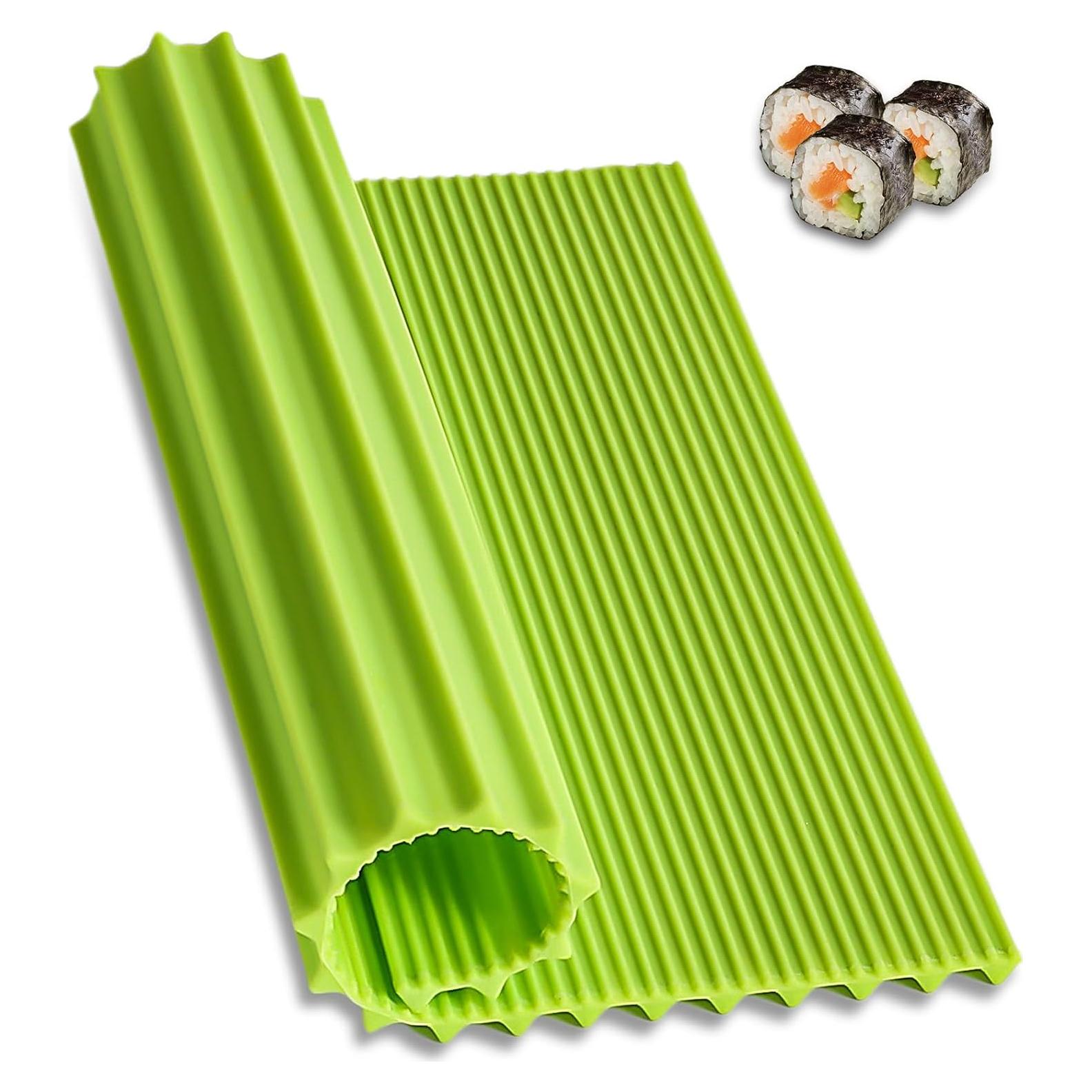Kit de Hacer Sushi Gjinxi Silicona Verde Reutilizable 22x20cm