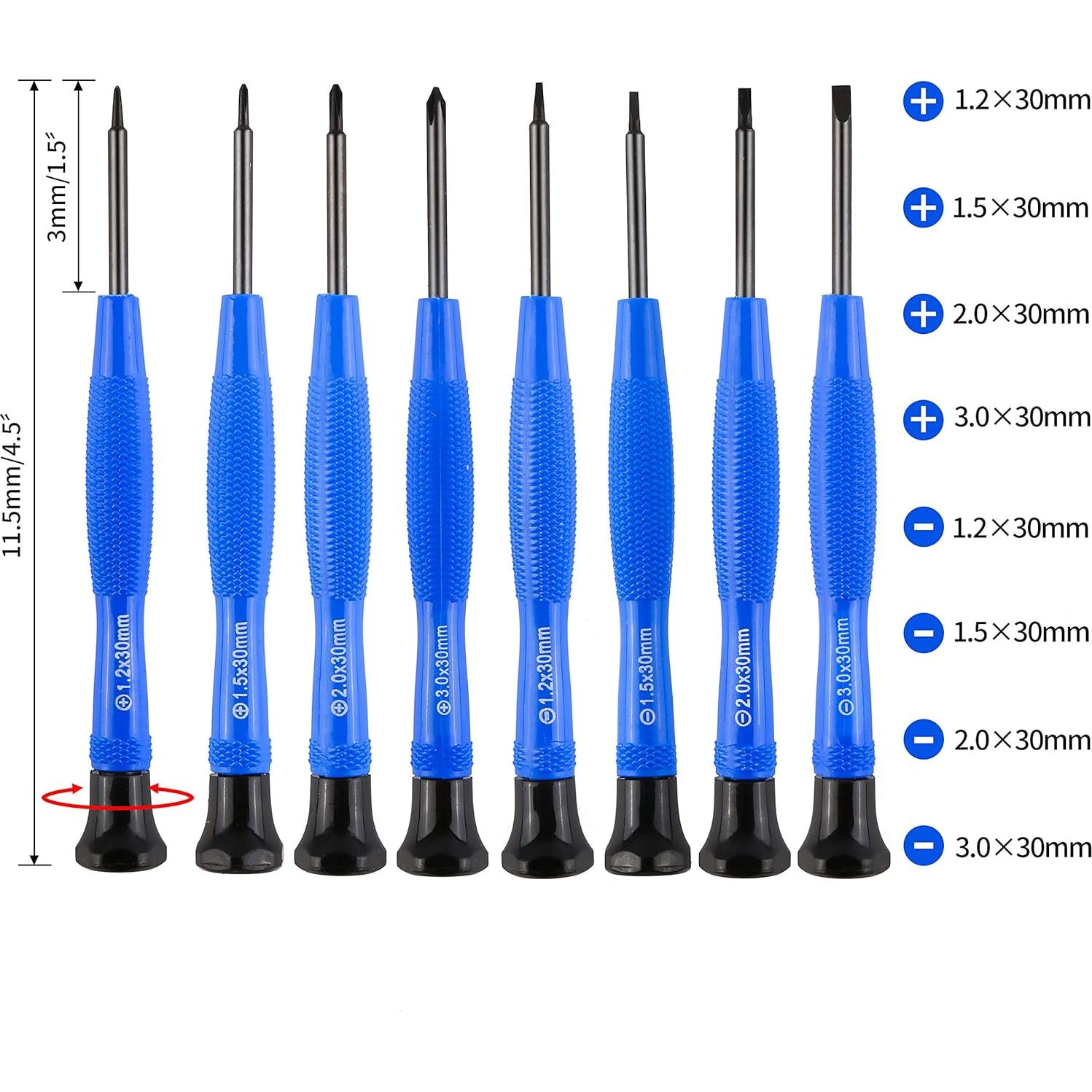 Kit de Reparación de Gafas HQVOIC con Destornilladores y Tornillos