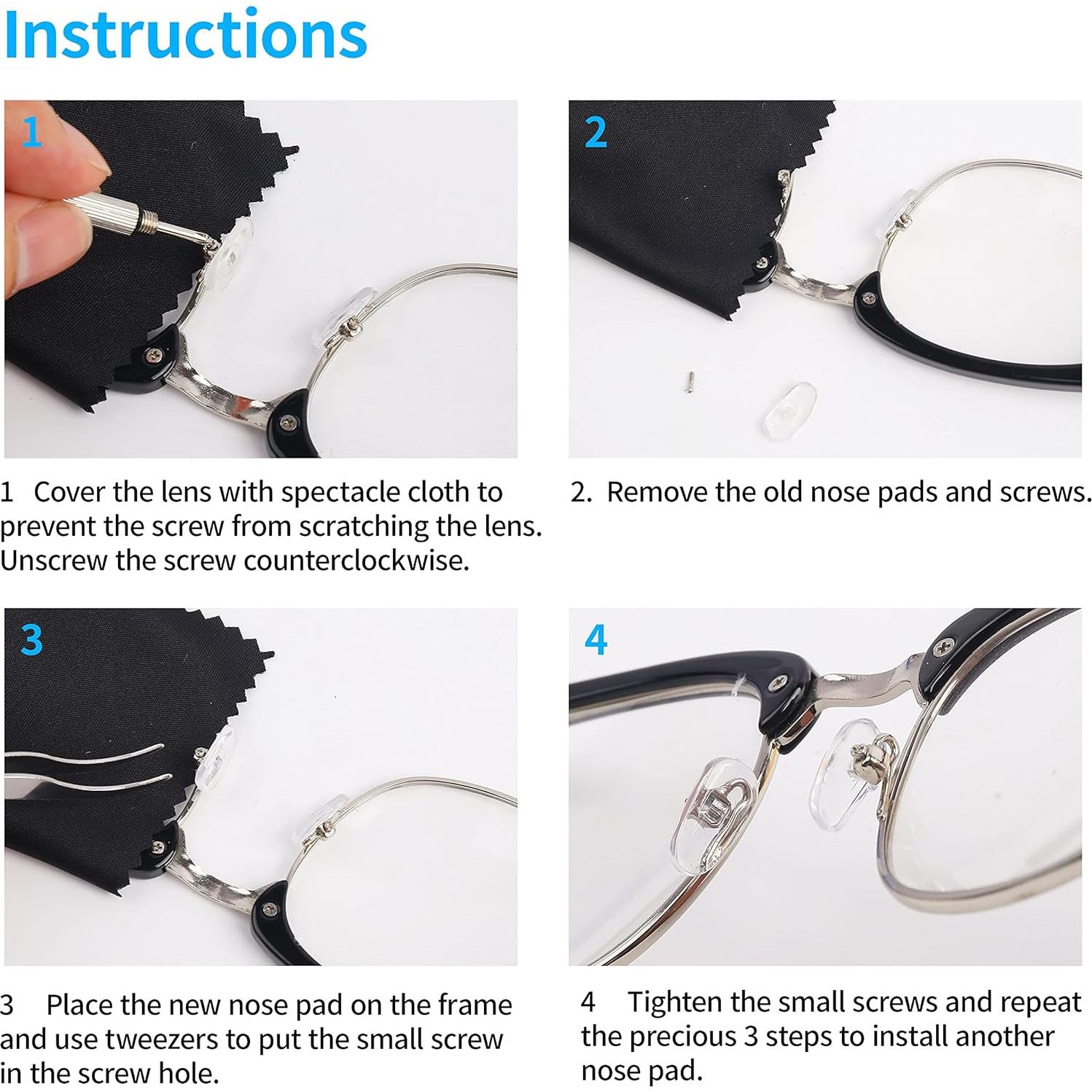 Kit de Reparación de Gafas HQVOIC con Destornilladores y Tornillos