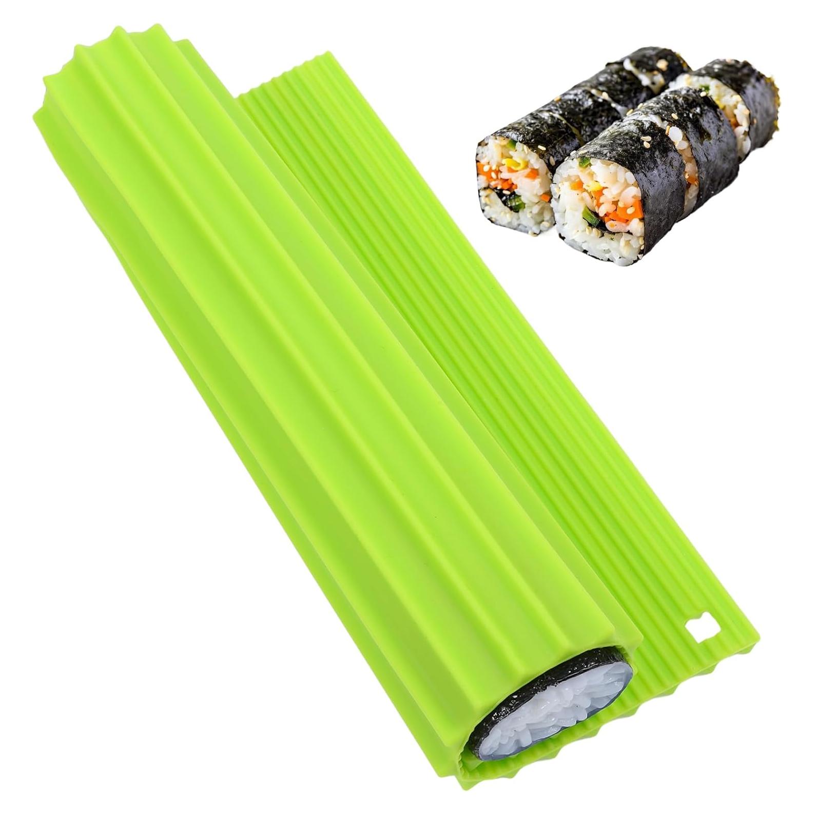 Kit de Sushi Tyqour - Alfombrilla de Silicona Antiadherente 21.8x19.8 cm