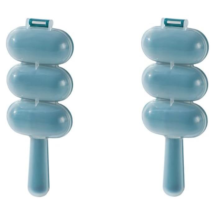 Juego de 2 Moldes para Bolas de Arroz Rosojodg Azul