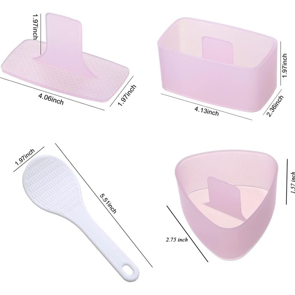 Molde para Sushi Antiadherente AYCCNH 2 Piezas Triangular